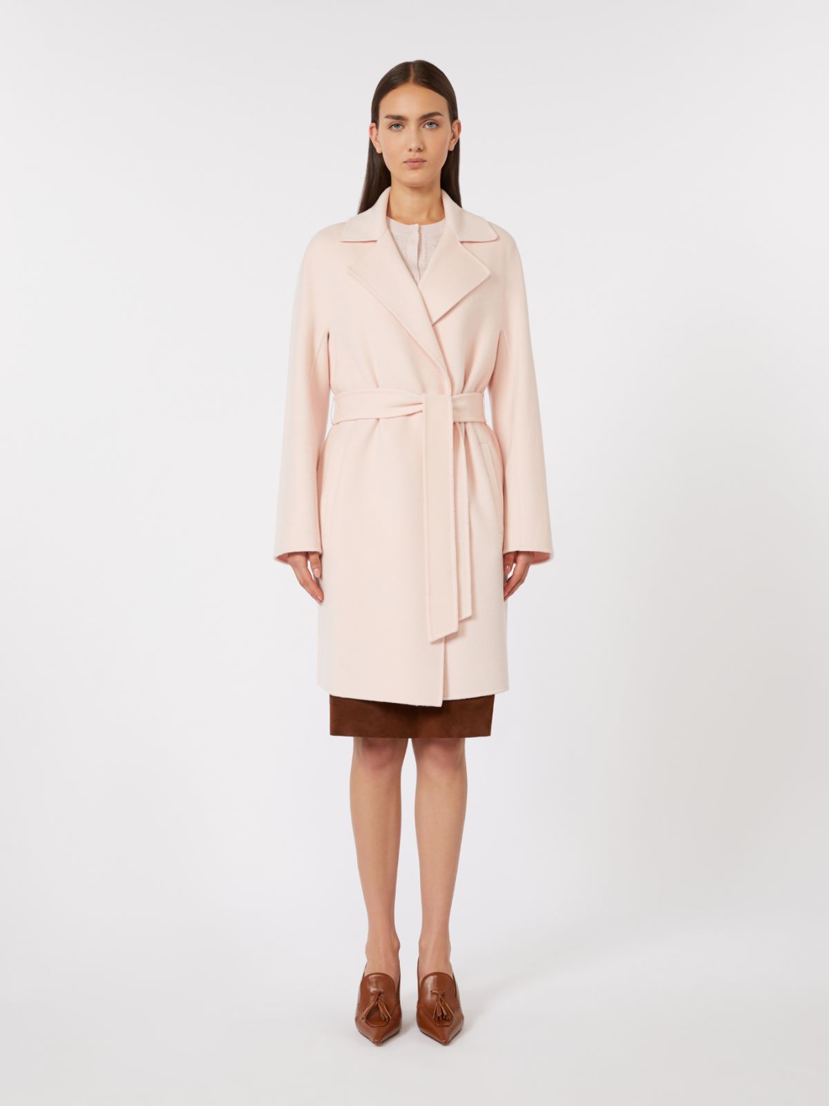 Wool and cashmere coat - PINK - Max Mara - 5