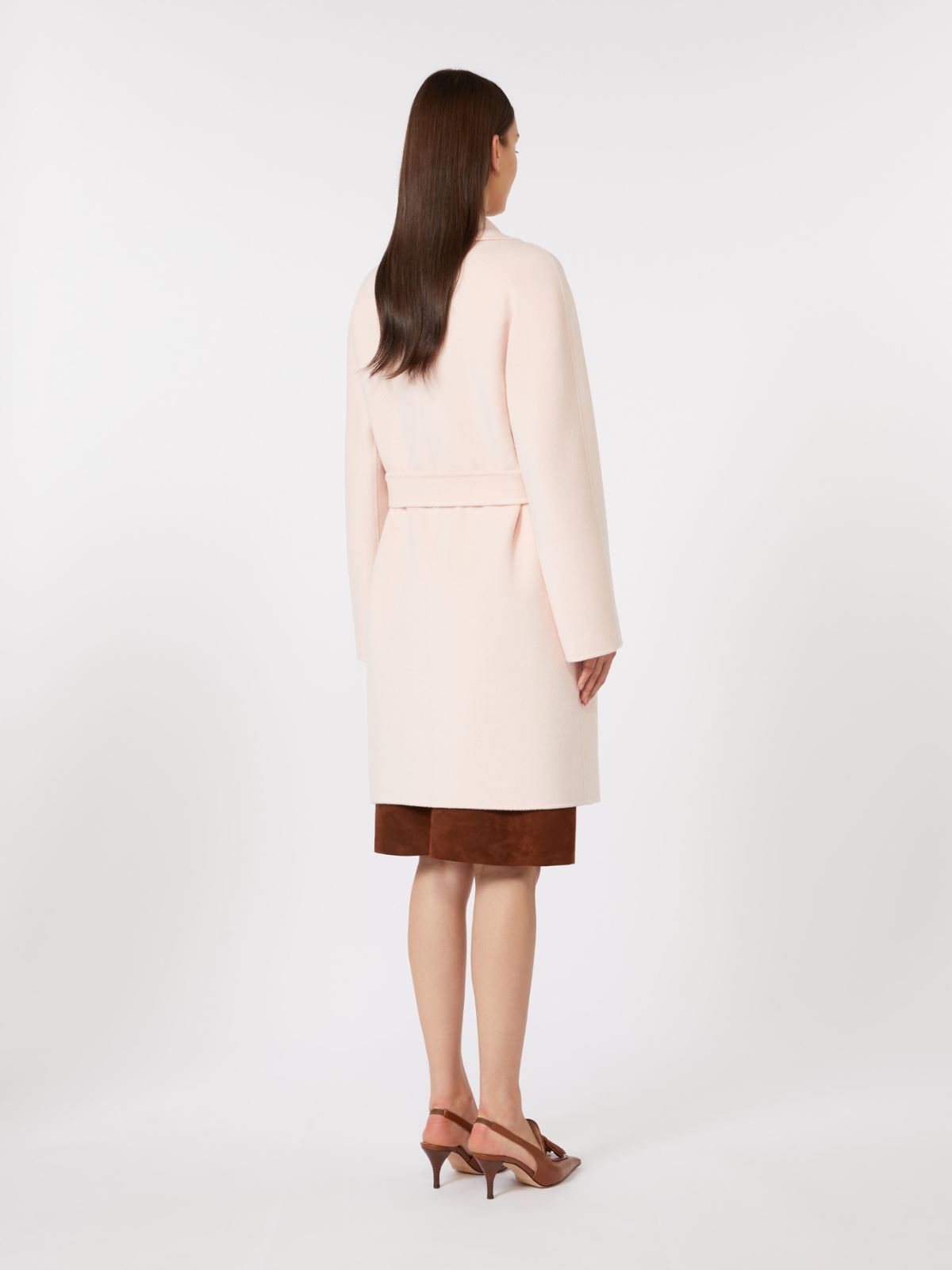 Wool and cashmere coat - PINK - Max Mara - 5