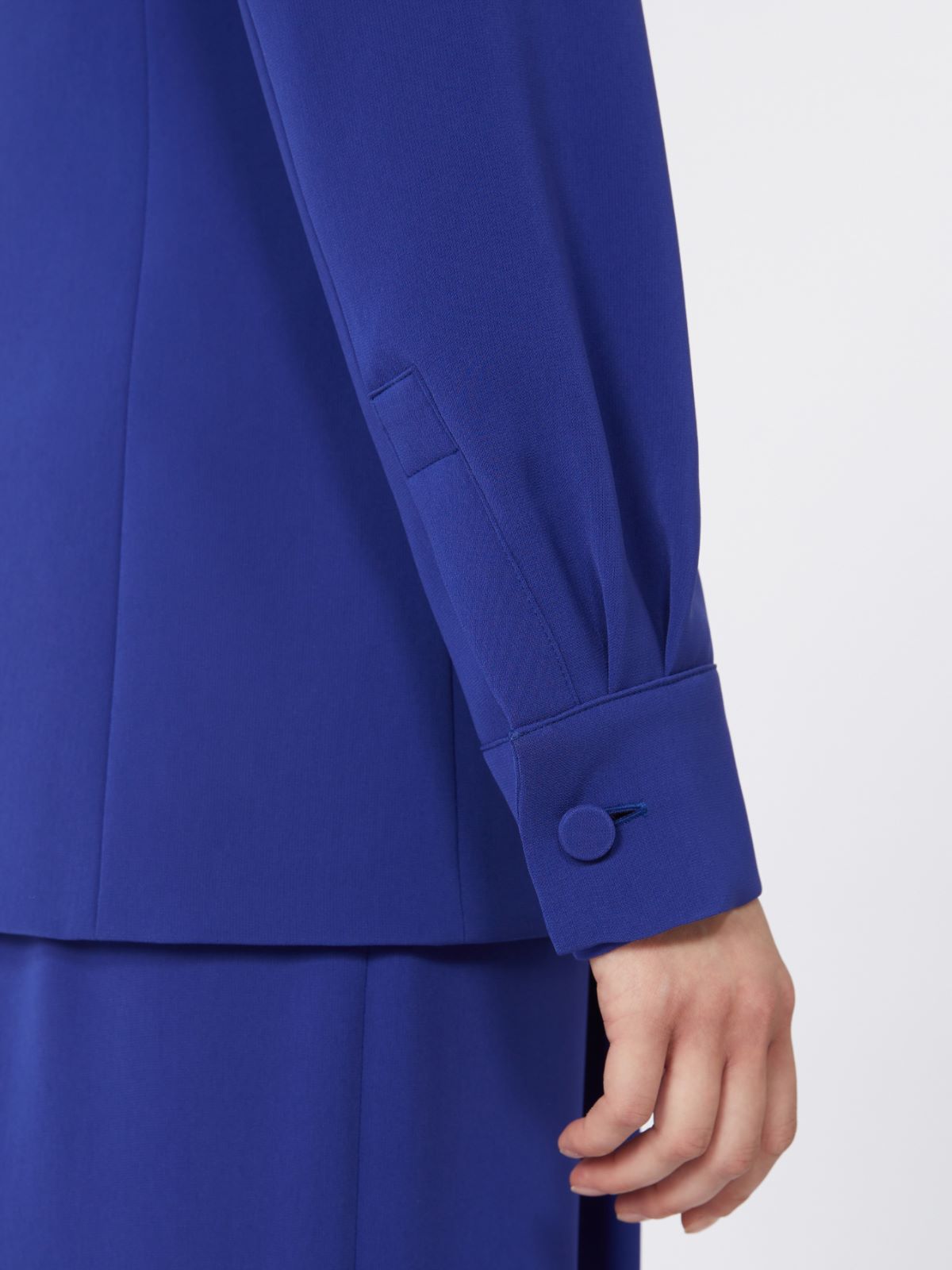 Lightweight cady jacket - CORNFLOWER BLUE - 5