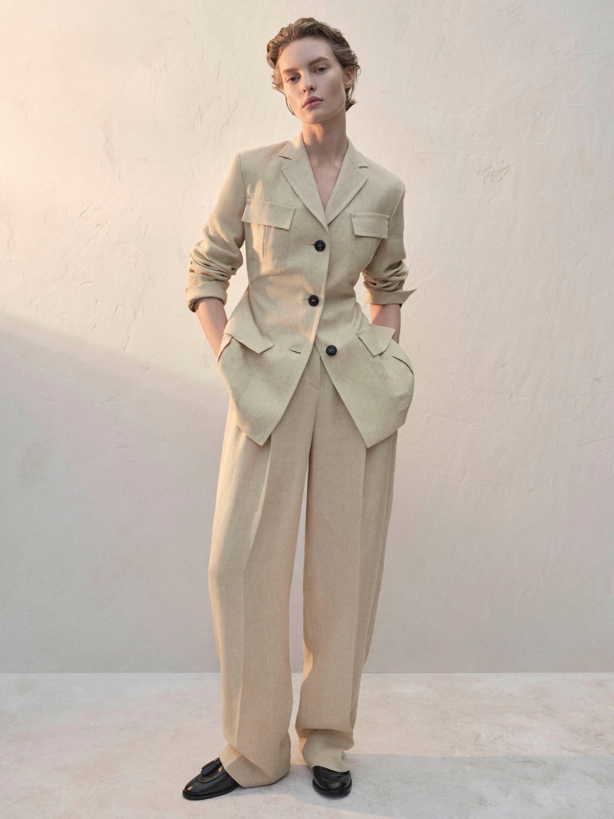 Faded linen drawstring jacket + COLONIAL - Max Mara