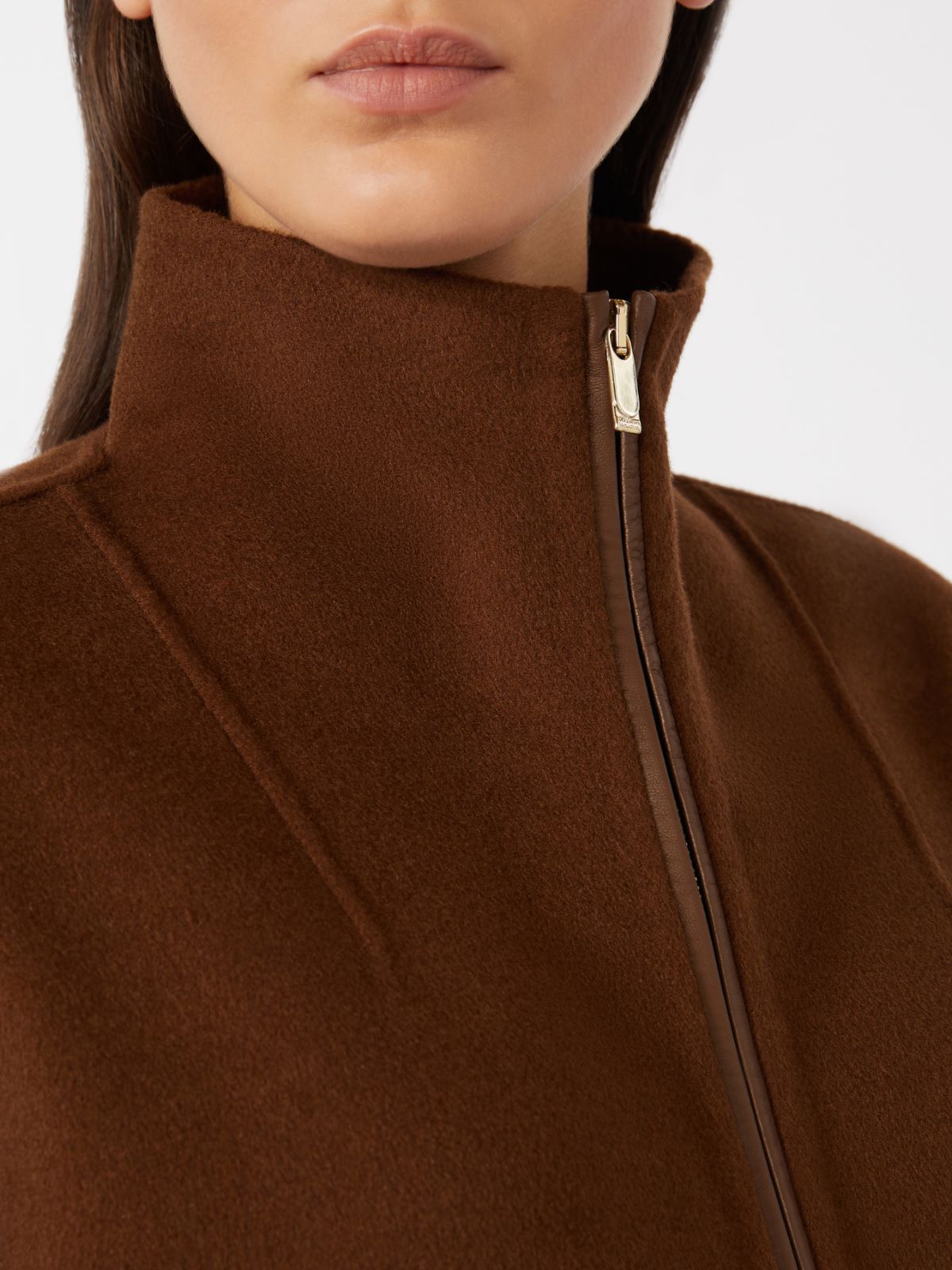 Wool, cashmere and silk coat - CHOCOLATE - Max Mara - 6