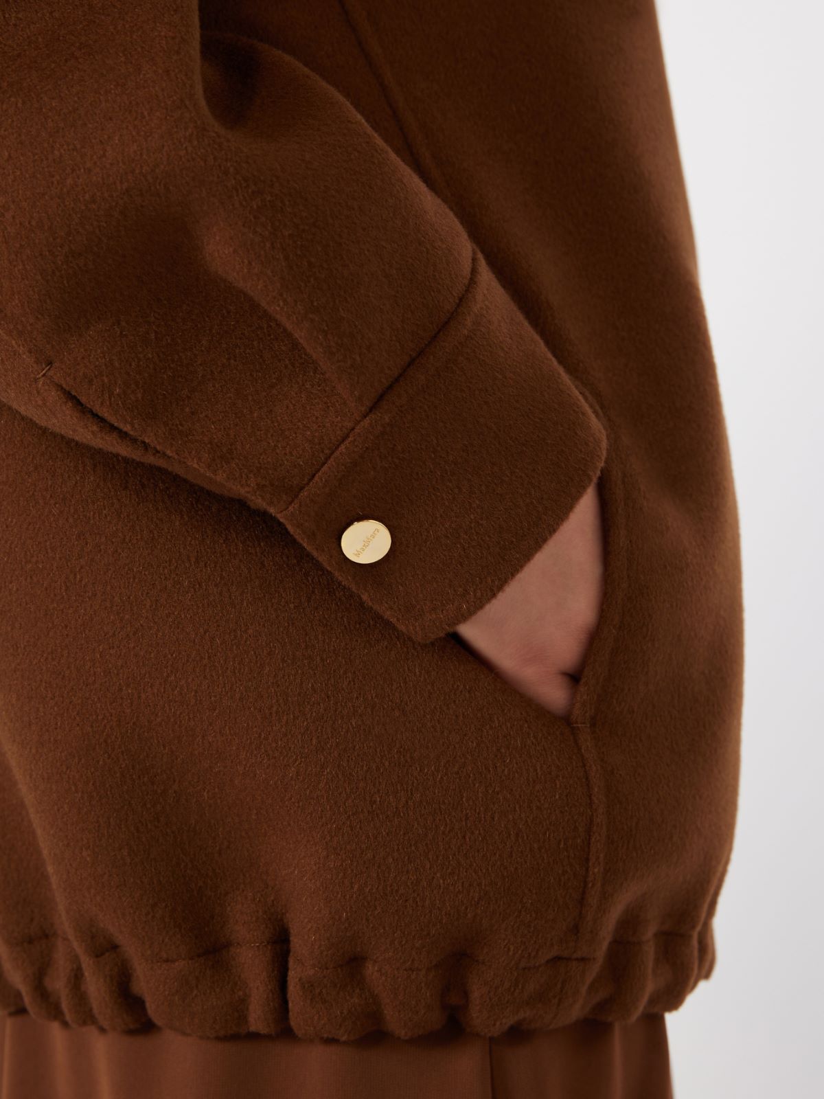 Wool, cashmere and silk coat - CHOCOLATE - Max Mara - 6