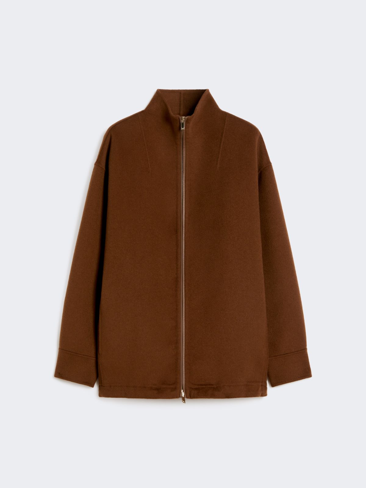 Wool, cashmere and silk coat - CHOCOLATE - Max Mara - 6