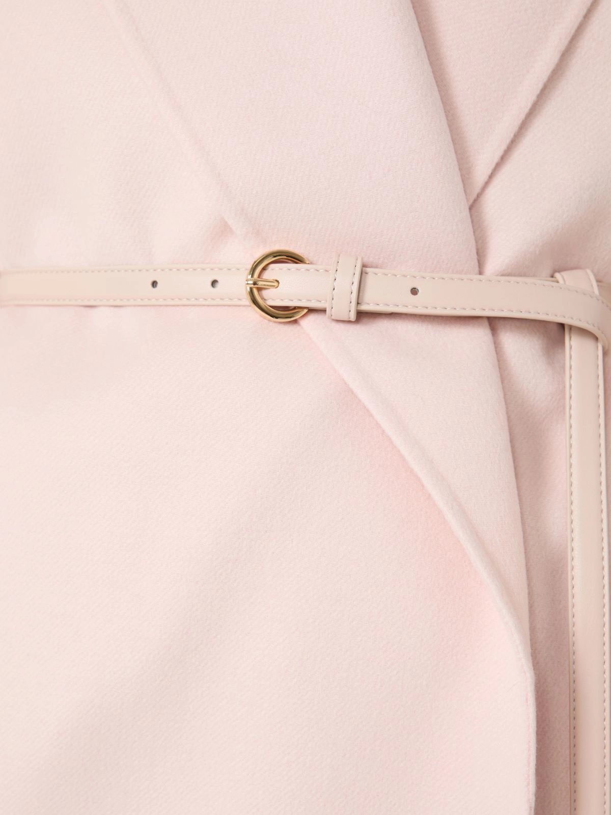 Wool, cashmere and silk robe coat - PINK - Max Mara - 4