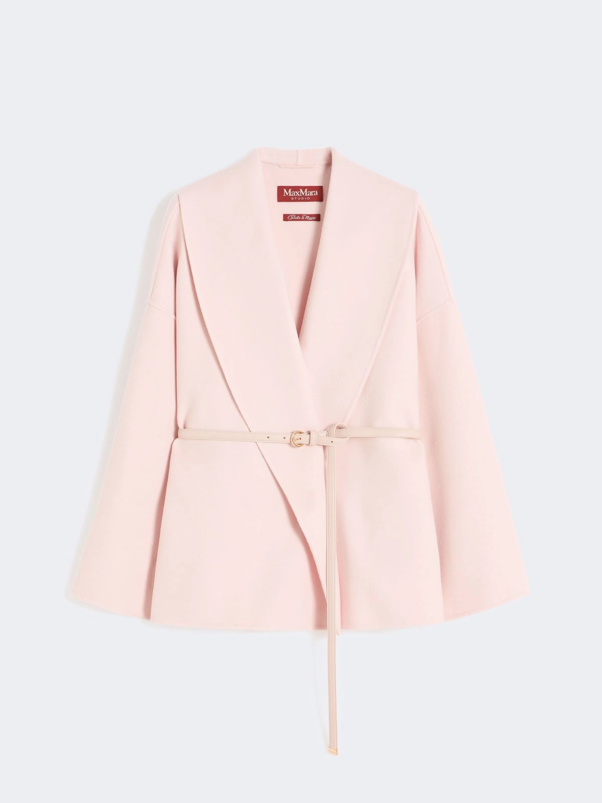 Wool, cashmere and silk robe coat - PINK - Max Mara - 5