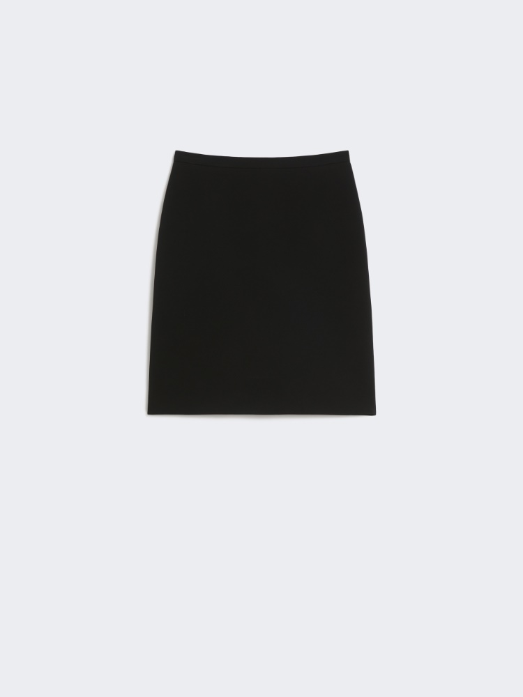 Short cady skirt - BLACK - Max Mara