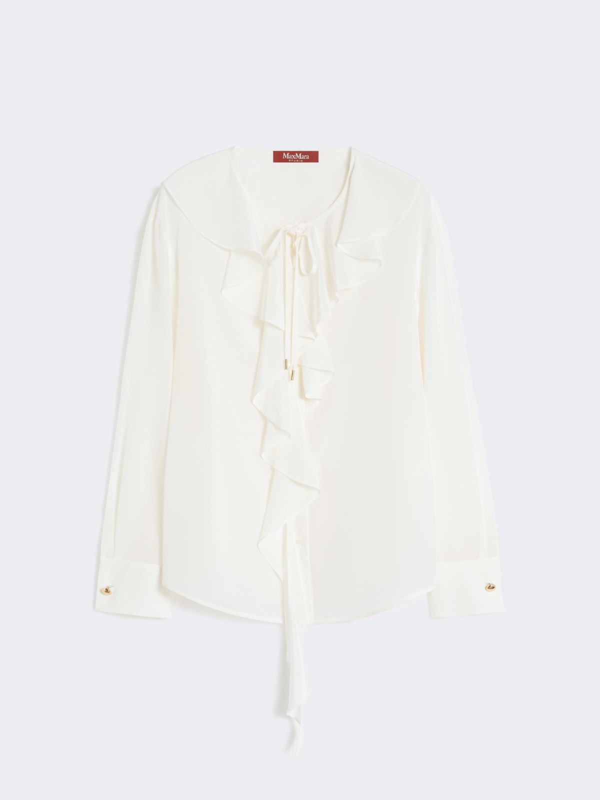 Bluse aus Seide mit Volant - SEIDE - Max Mara - 5