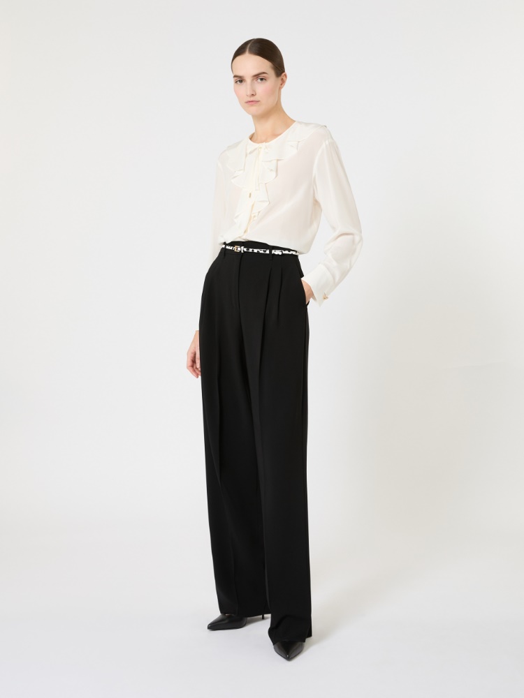 Bluse aus Seide mit Volant - SEIDE - Max Mara