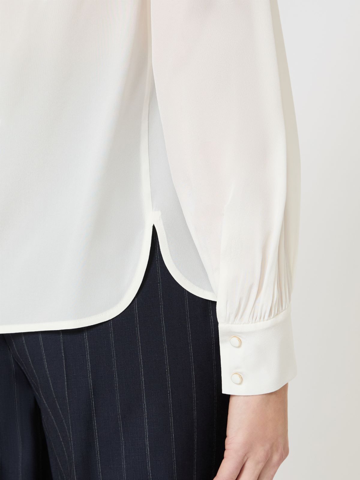 Hochgeschlossene Bluse aus Seide - SEIDE - Max Mara - 6