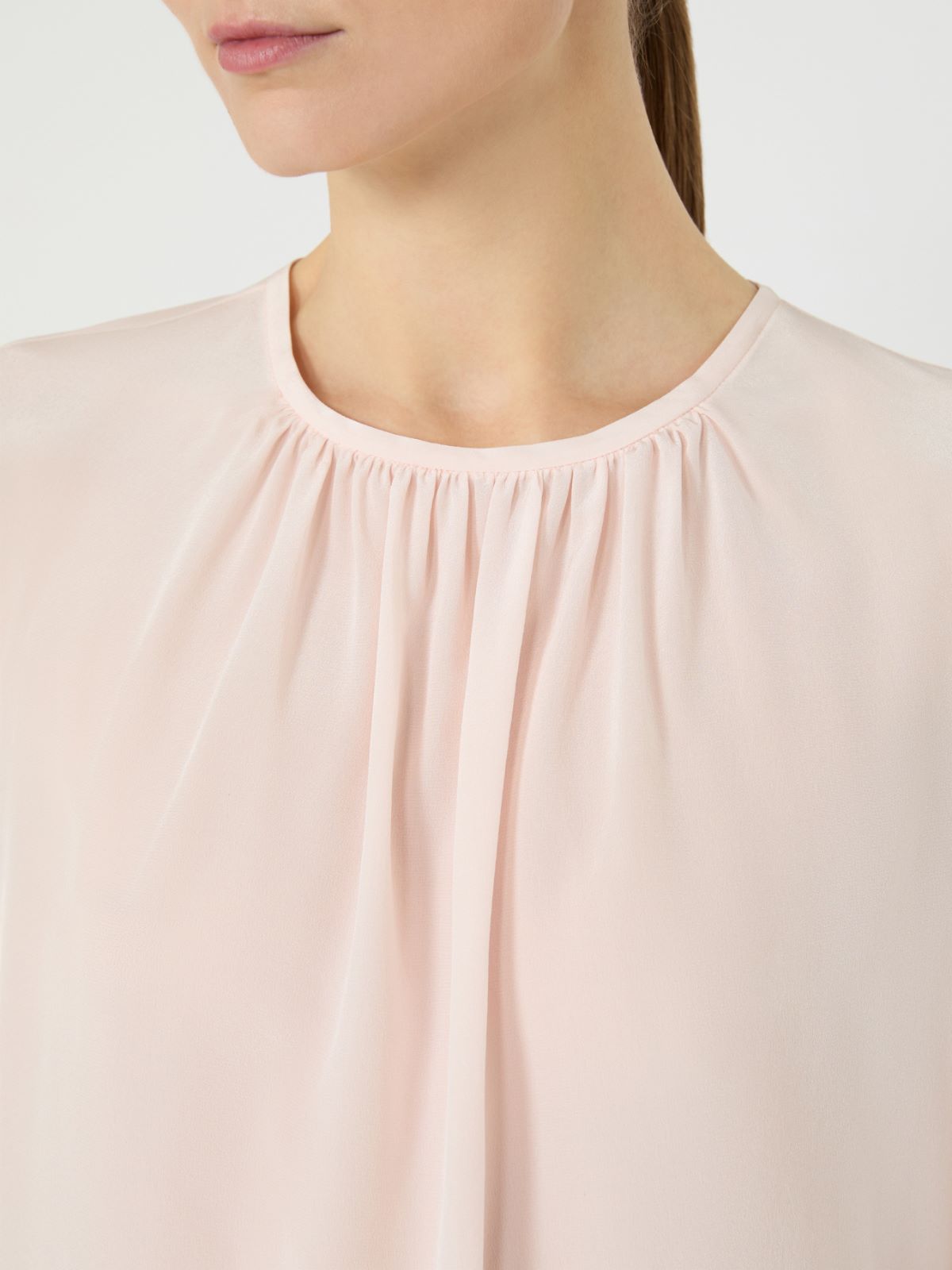 Hochgeschlossene Bluse aus Seide - ROSA - Max Mara - 5