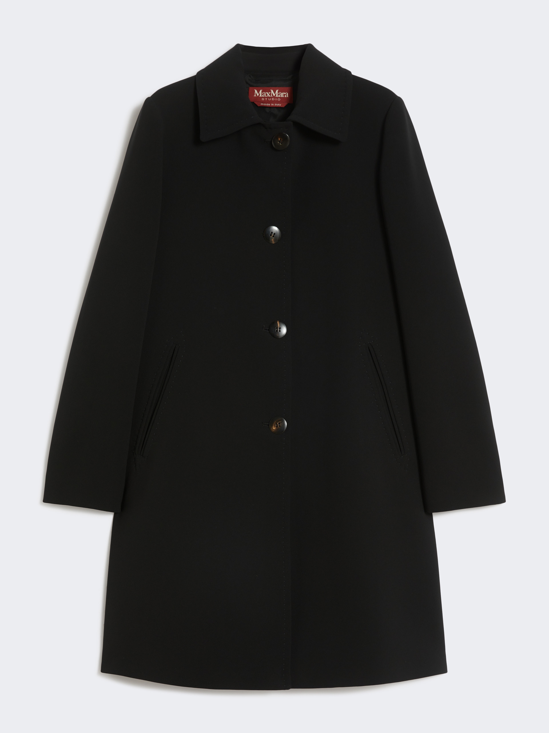 Manteau mi-long en cady - NOIR - Max Mara - 5
