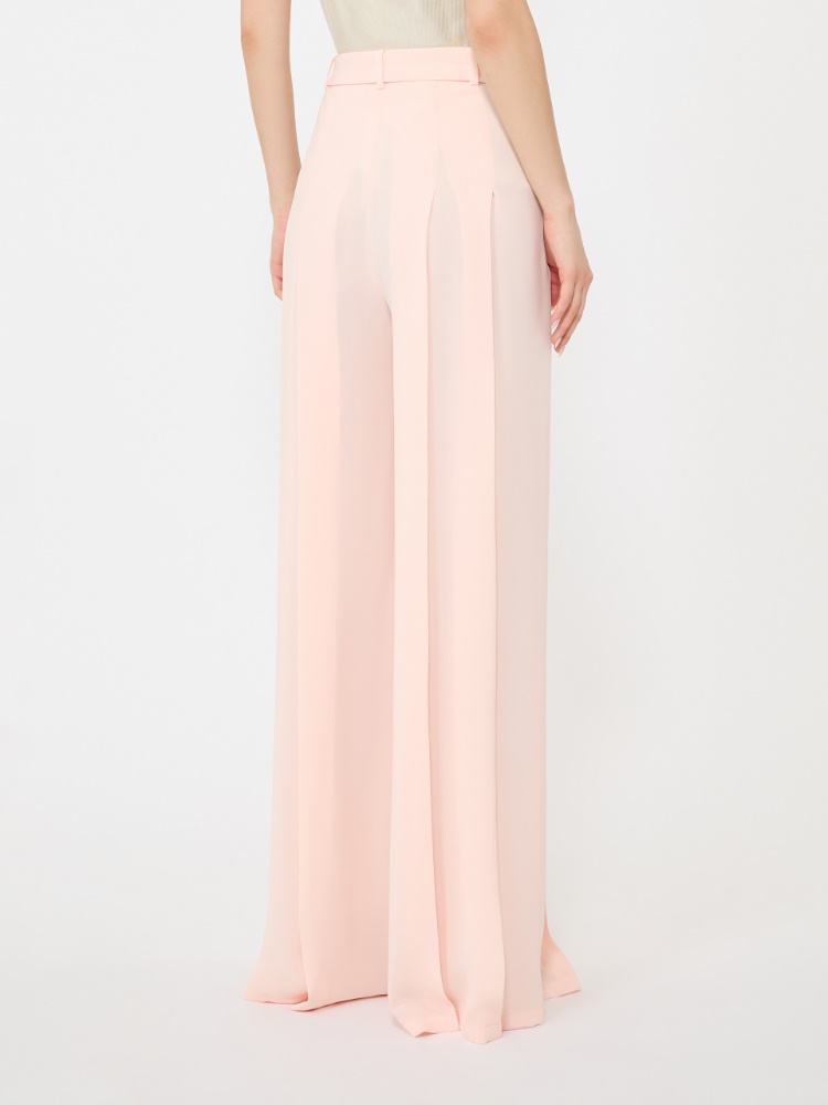 Cady palazzo trousers - POWDER - 3