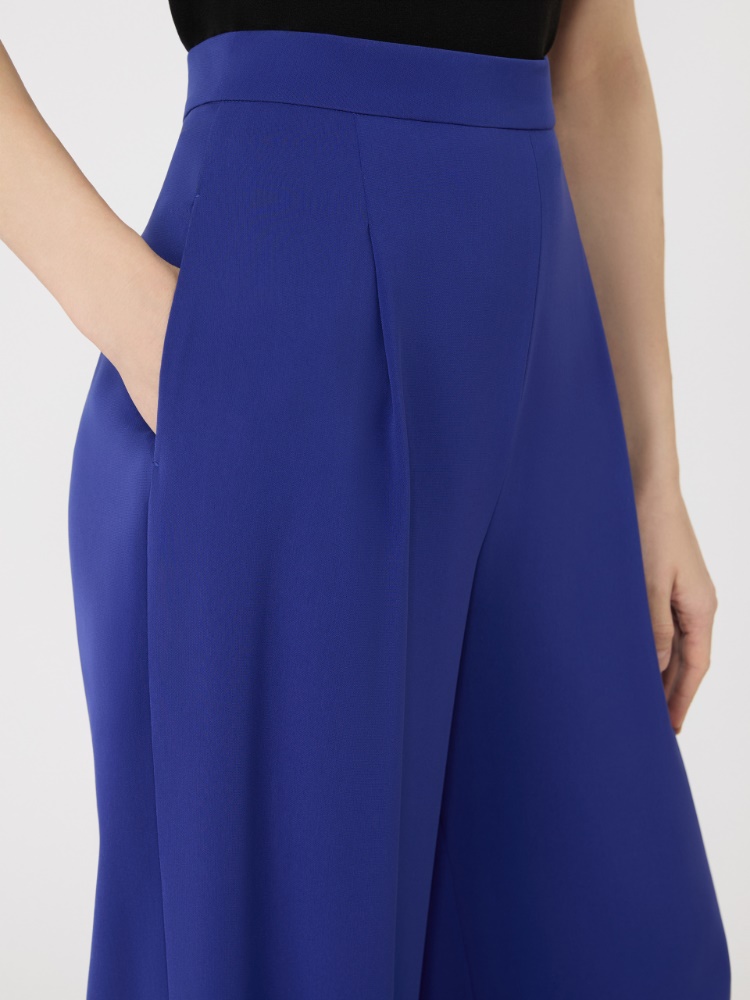 Lightweight cady trousers - CORNFLOWER BLUE - Max Mara - 4
