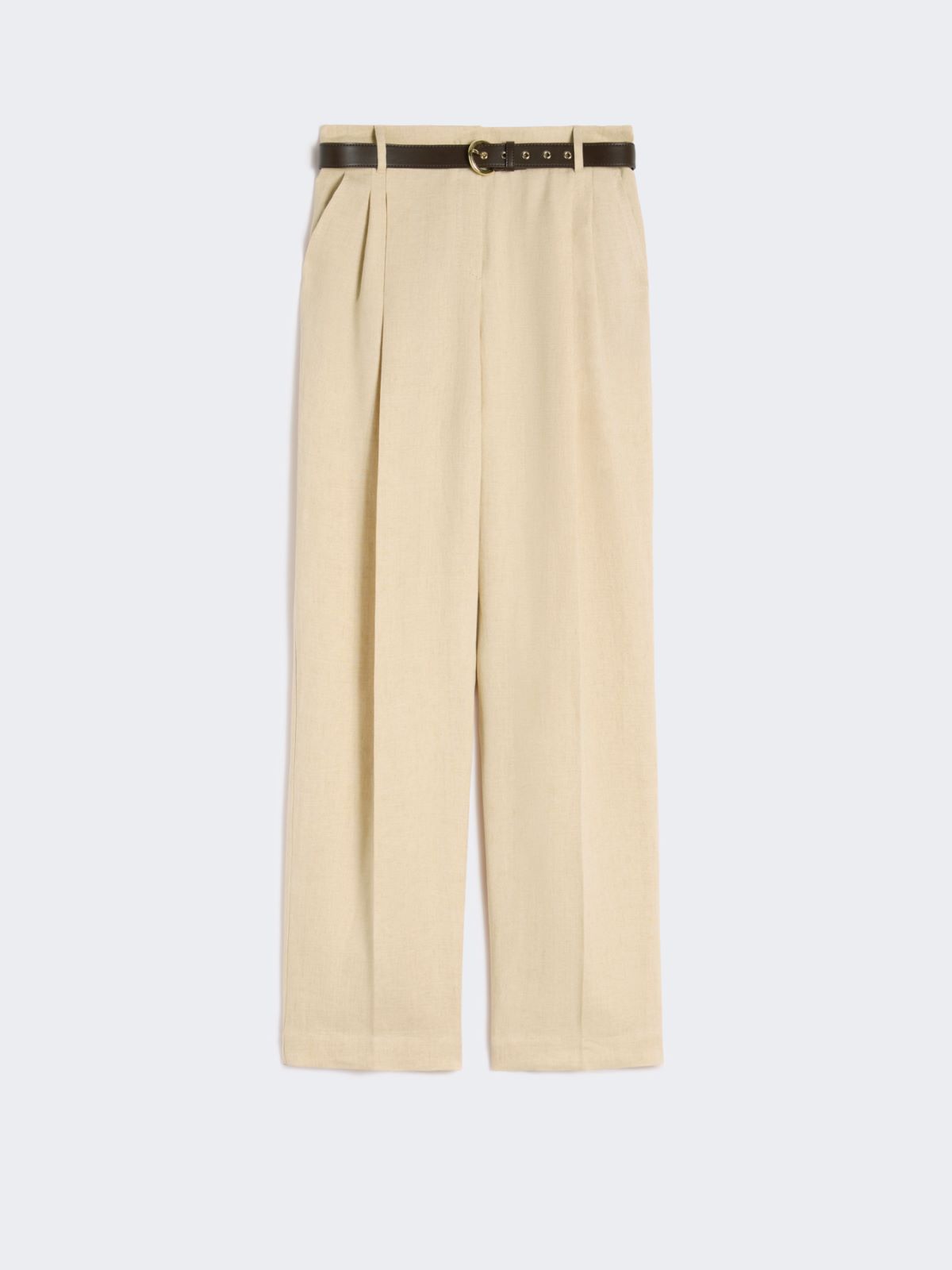 Wide-fit linen twill trousers - COLONIAL - Max Mara - 9