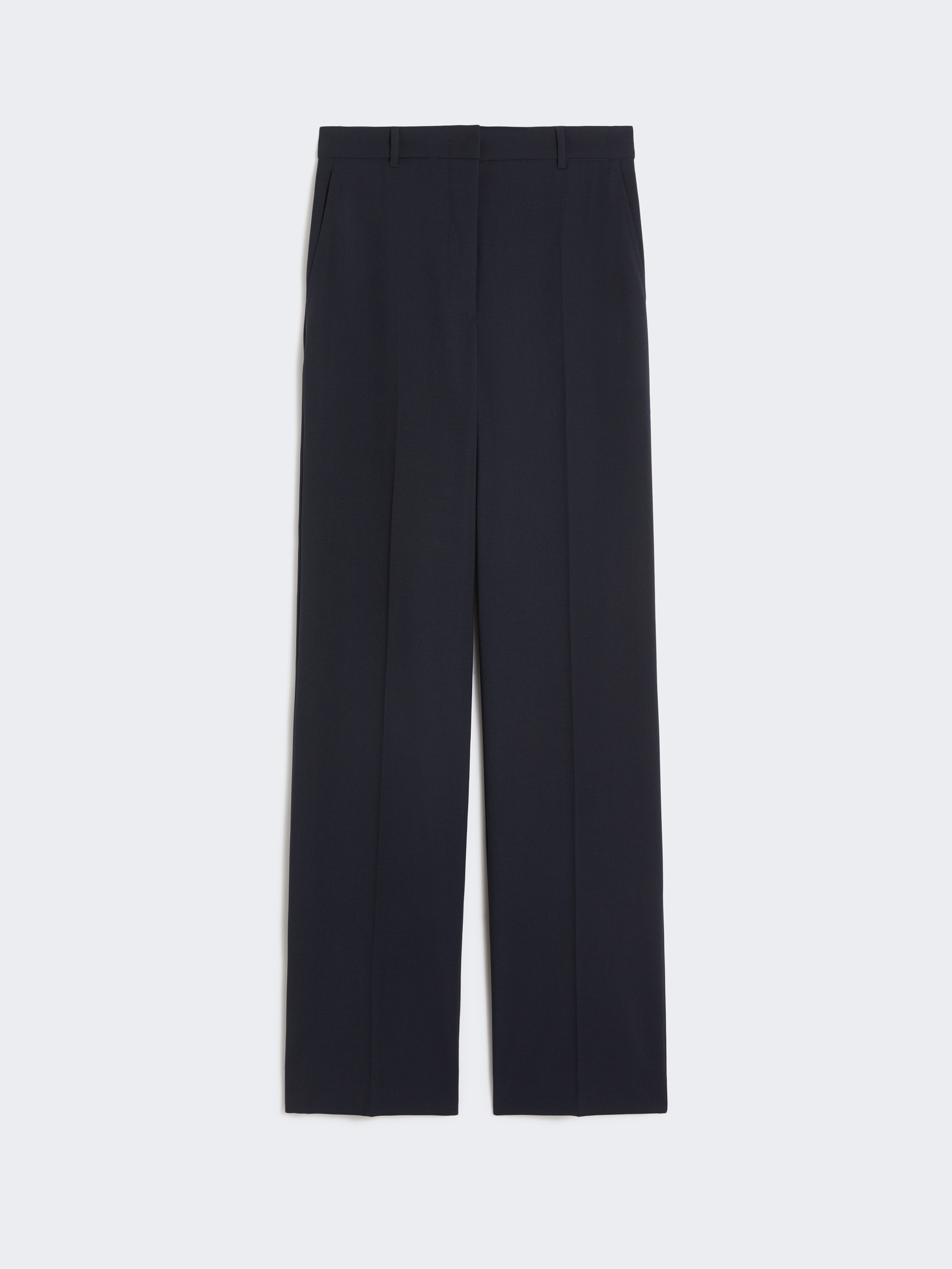 Wool crepe trousers - NAVY - Max Mara - 5
