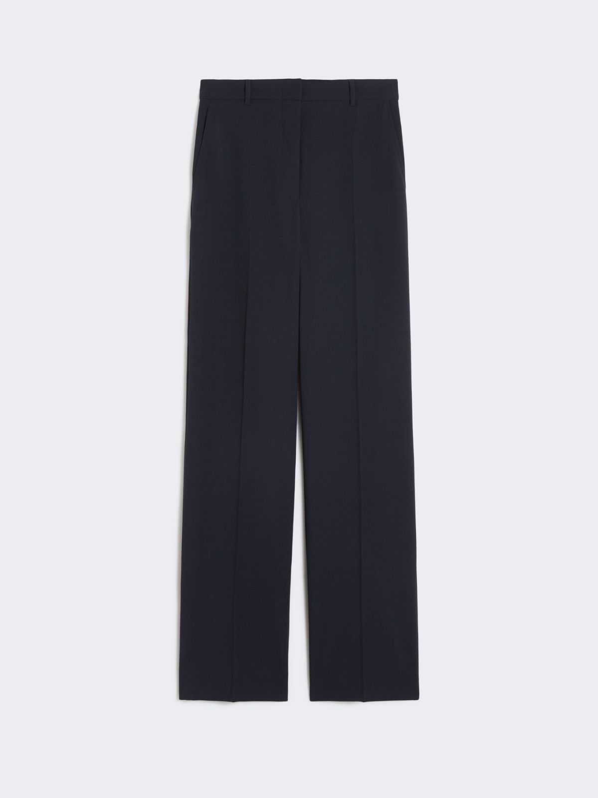 Wool crepe trousers - NAVY - Max Mara - 5