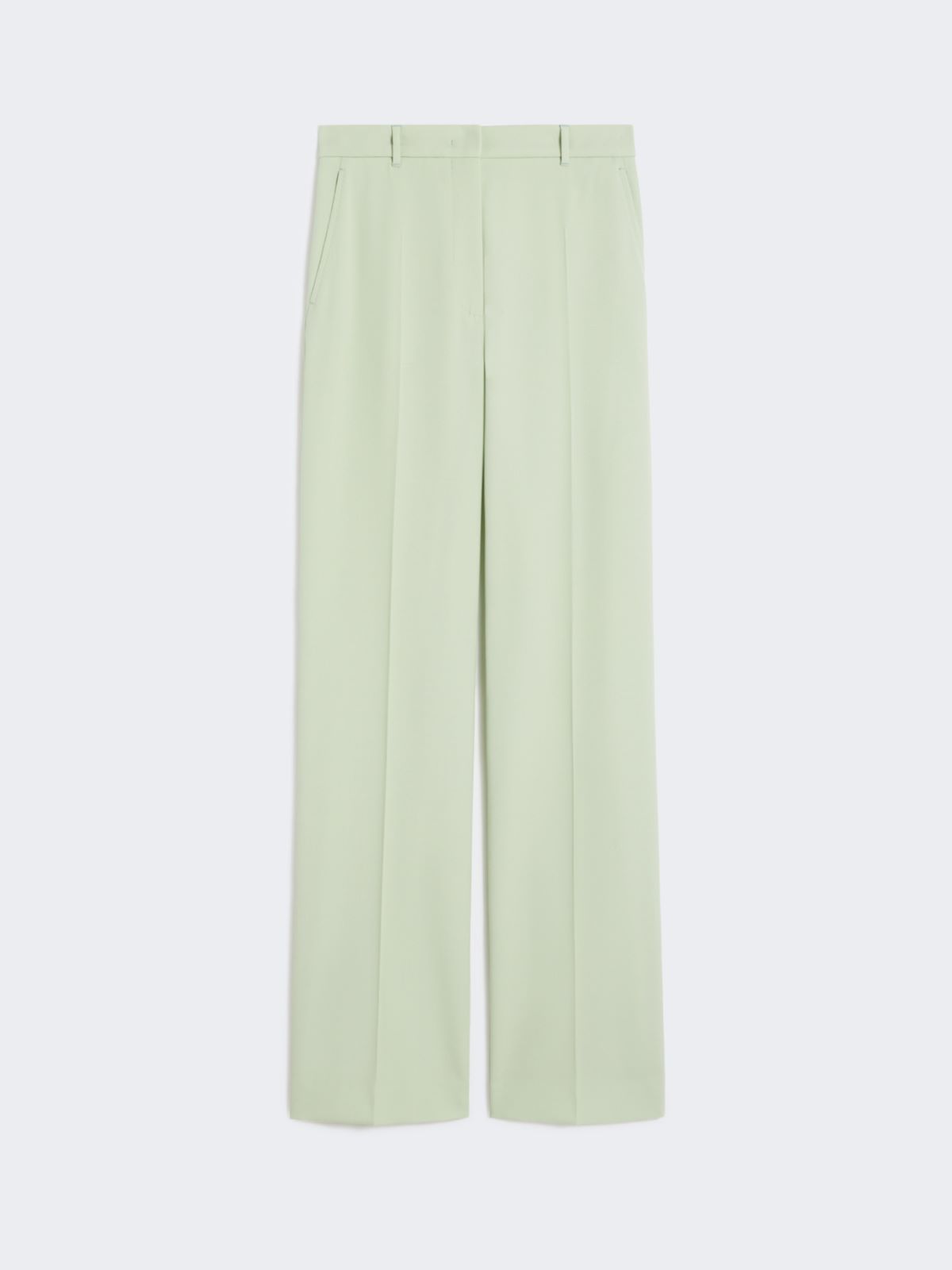 Wool crepe trousers - GREEN - Max Mara - 5