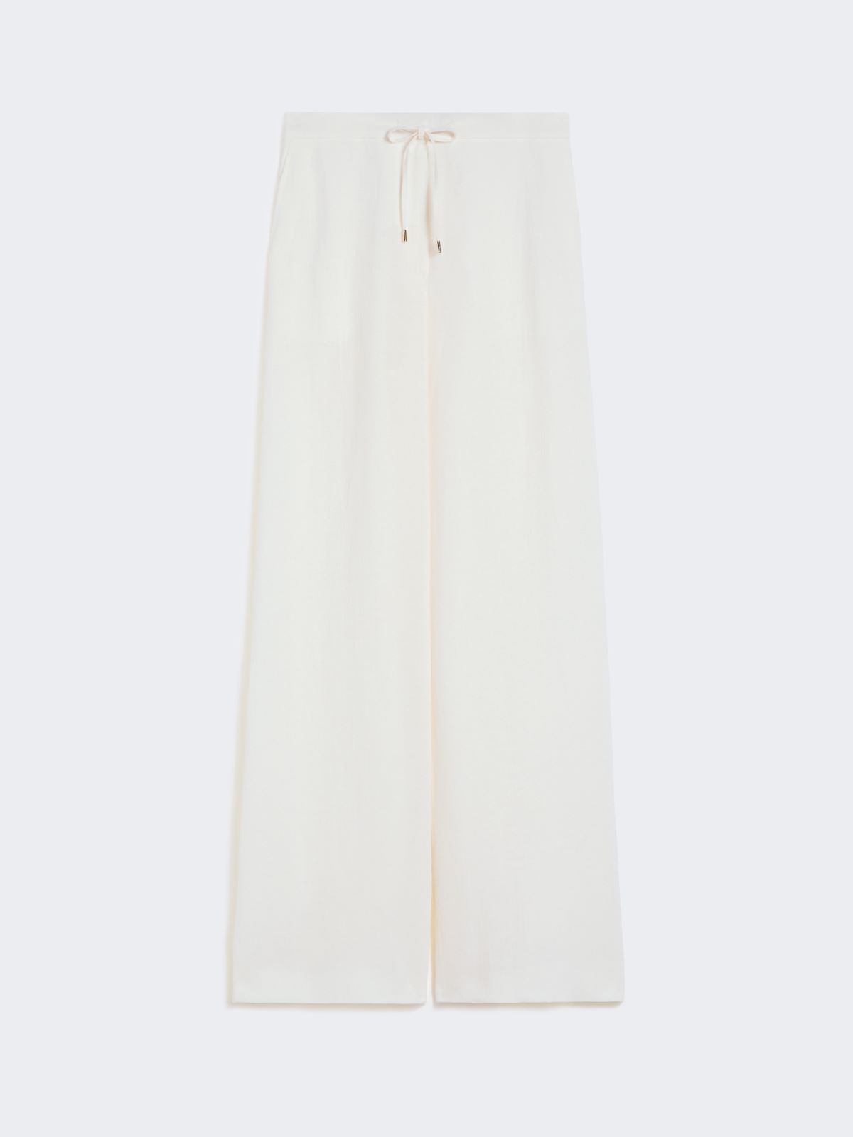 Linen twill trousers - NATURAL - Max Mara - 5