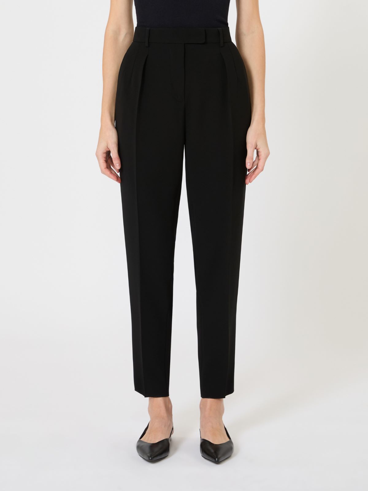 Karottenhose aus Cady - SCHWARZ - Max Mara - 5