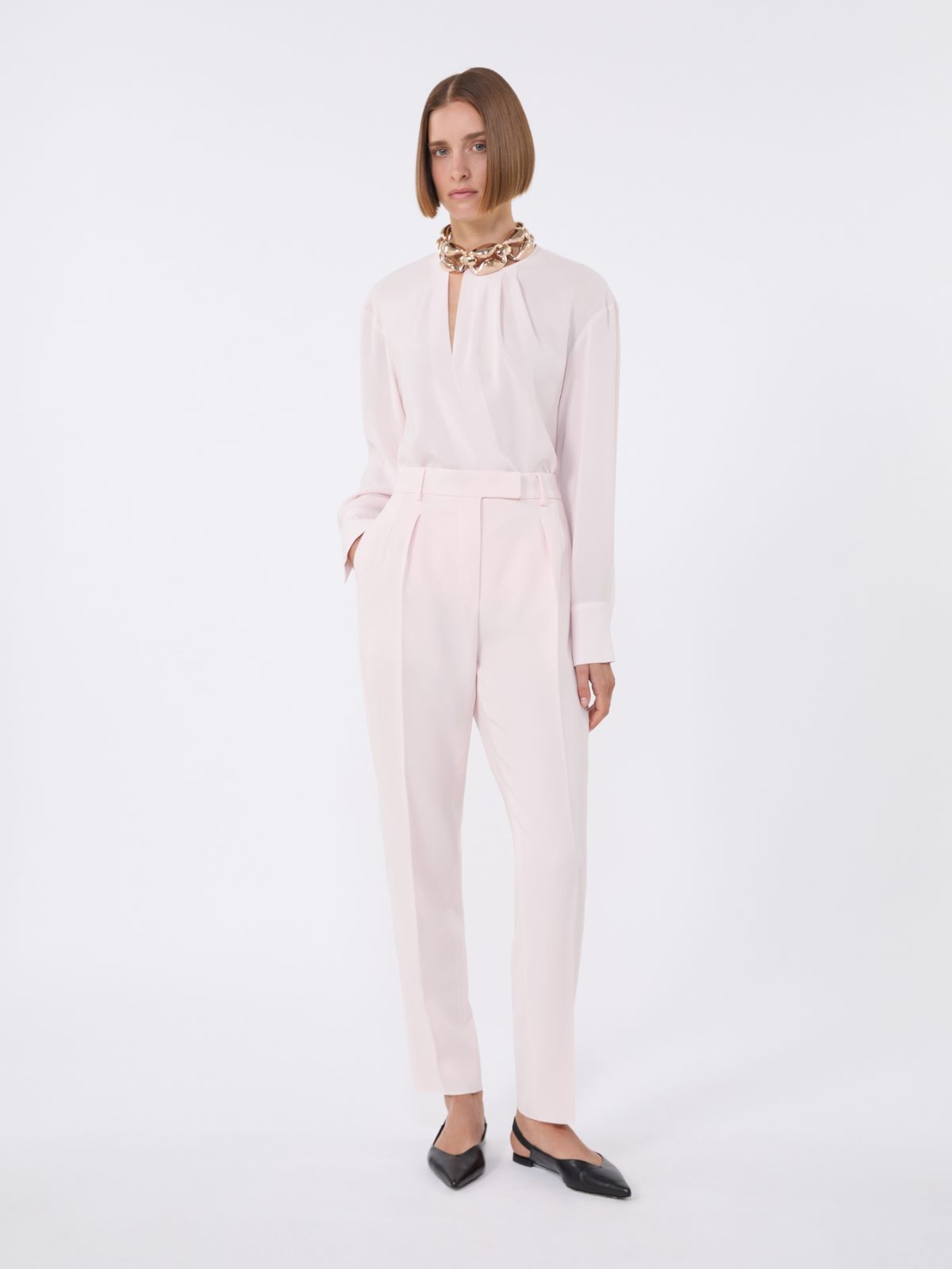 Cady carrot trousers - PINK - Max Mara