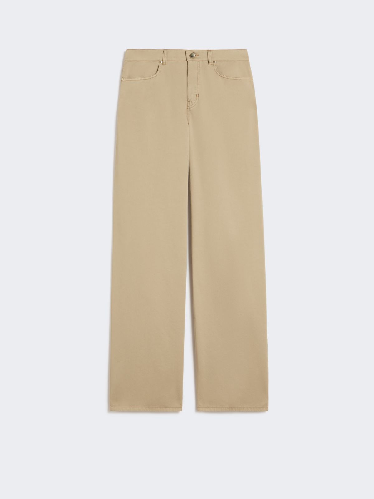 Cotton satin baggy trousers - COLONIAL - Max Mara - 5