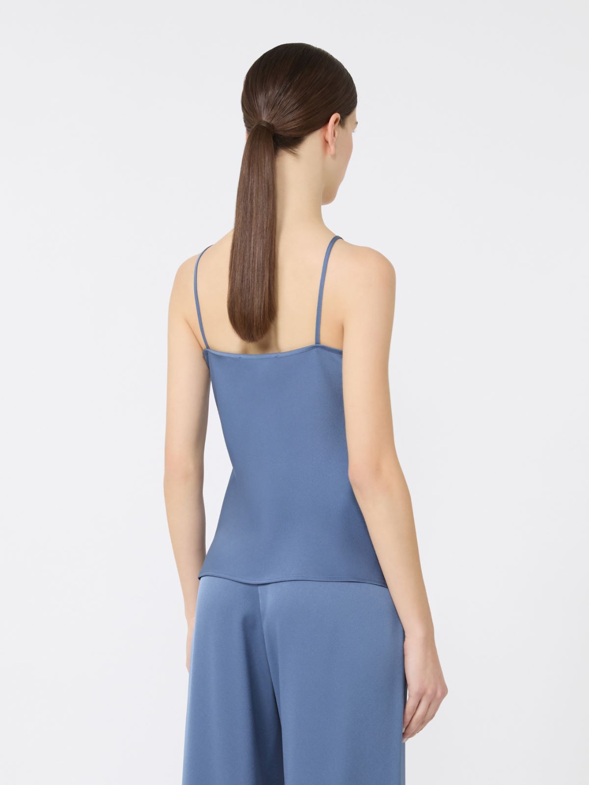 Lightweight satin slip top - AVIO - 3
