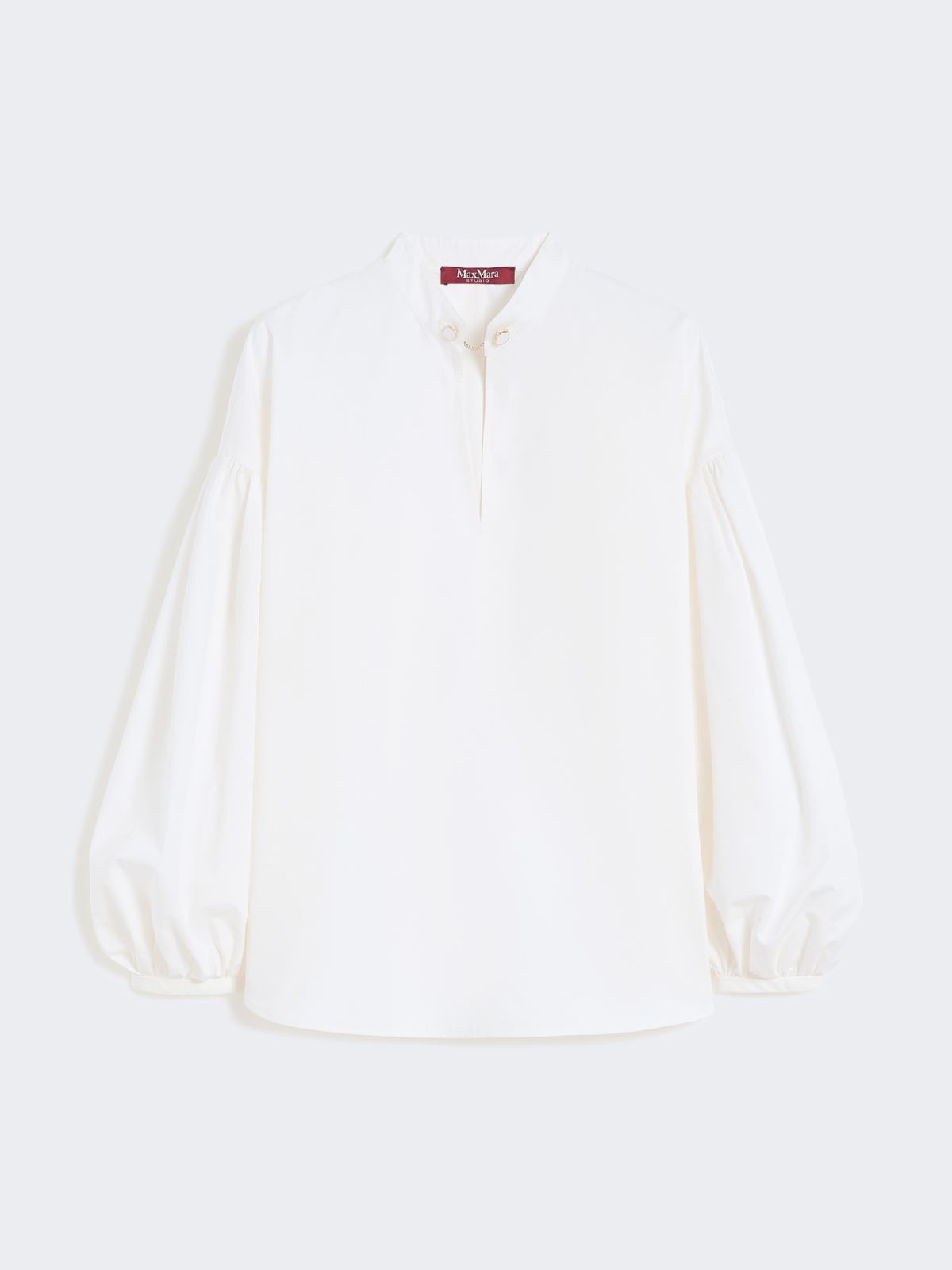 Bawełniana bluzka - KOŚĆ SŁONIOWA - Max Mara - 10