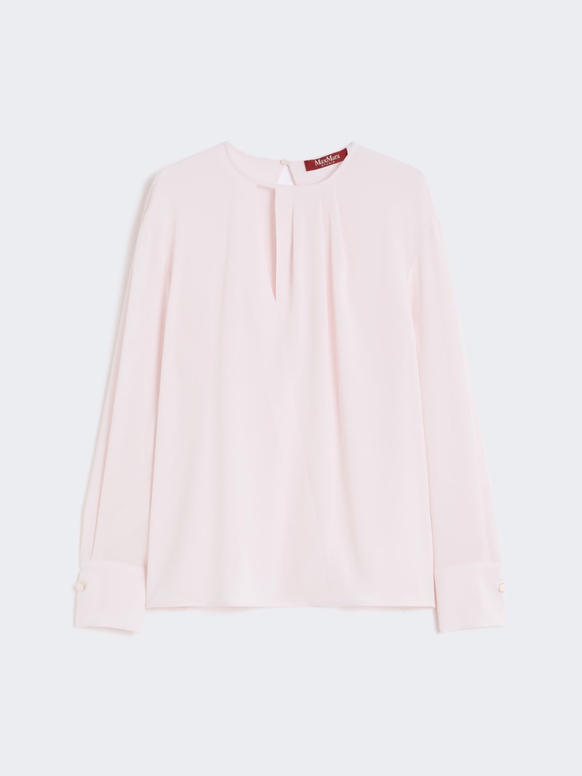 Lightweight cady blouse - PINK - Max Mara - 10