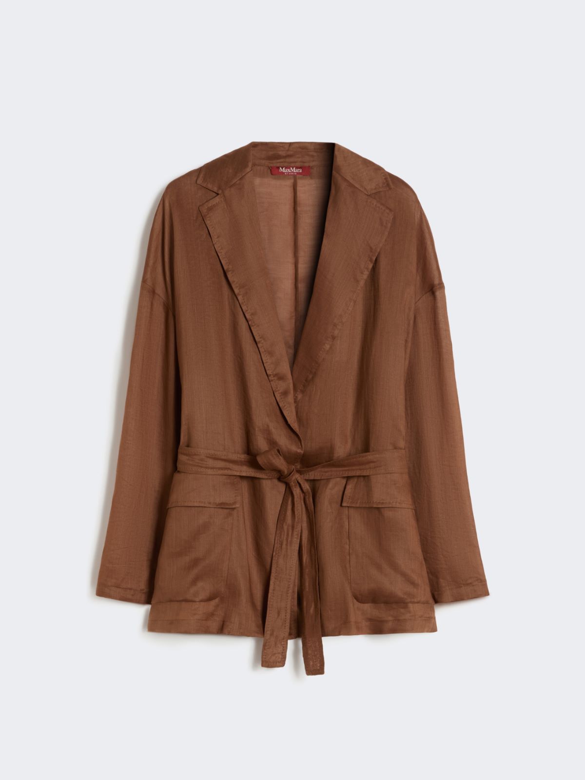 Ramie canvas jacket - CLAY - Max Mara - 6