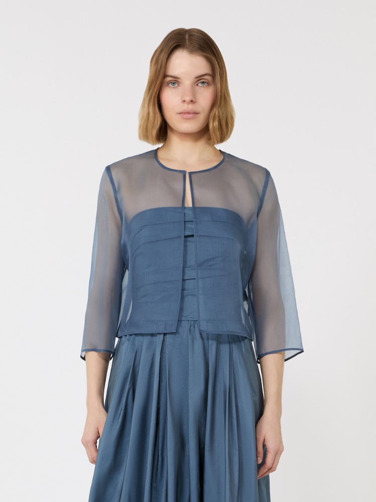 Silk organza cropped jacket - AVIO - Max Mara - 2