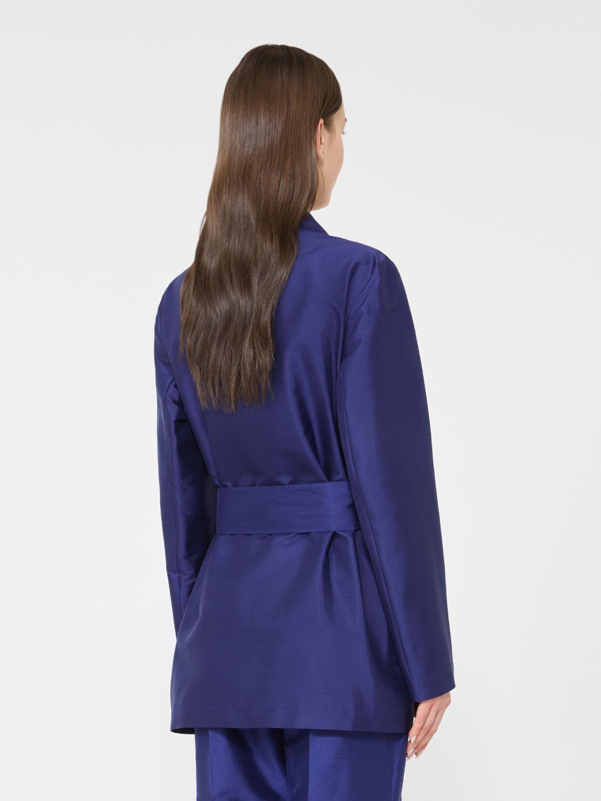 Casacca in shantung di seta - BLUETTE - 3