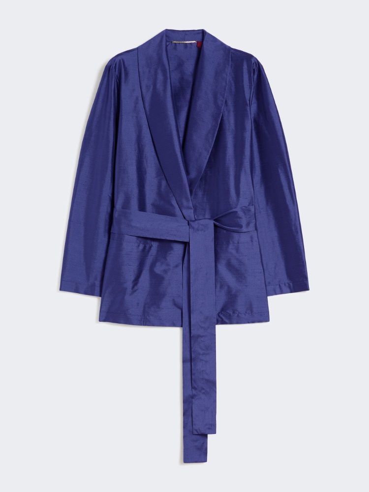 Casacca in shantung di seta - BLUETTE - 5