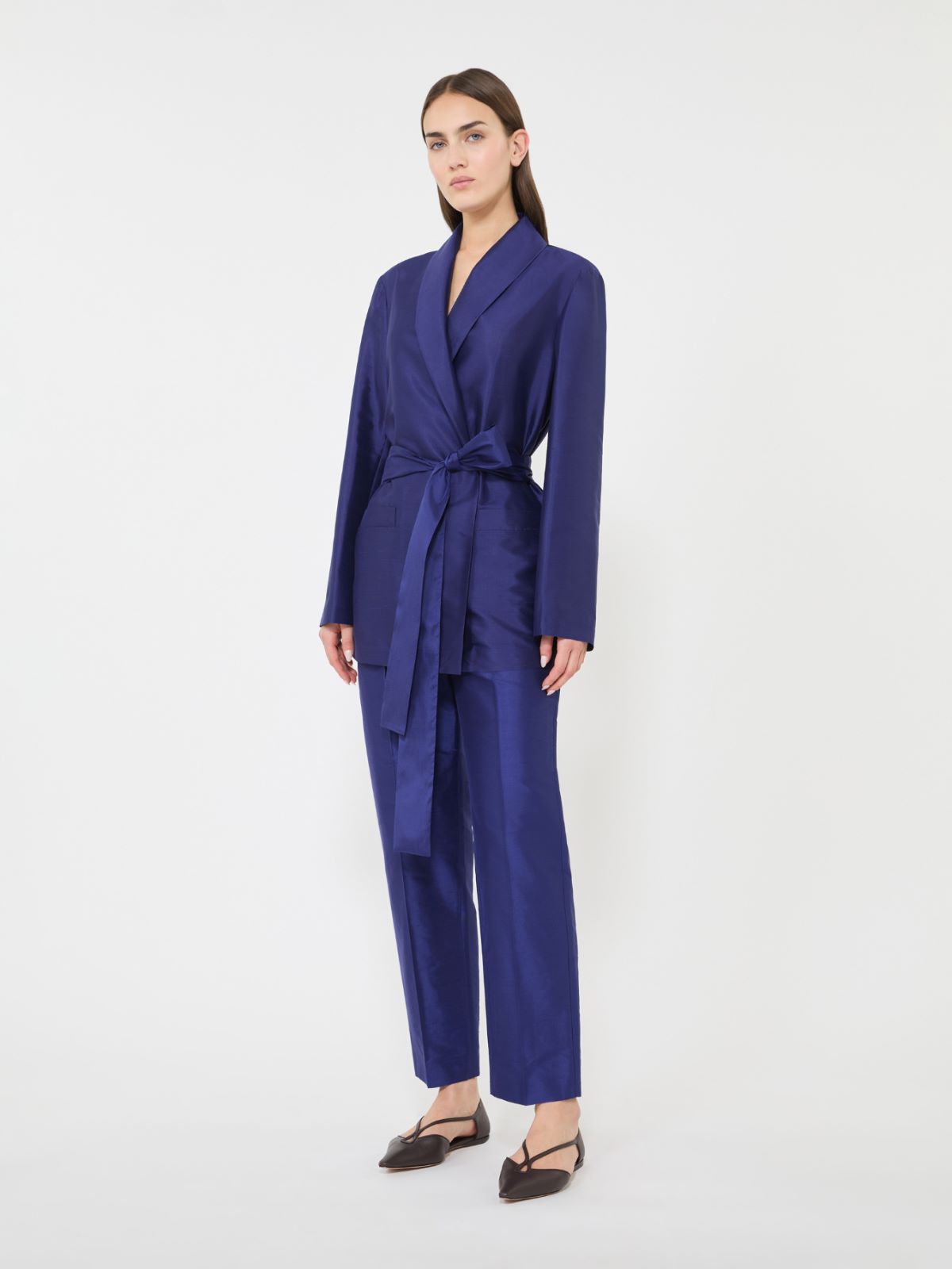 Casacca in shantung di seta - BLUETTE