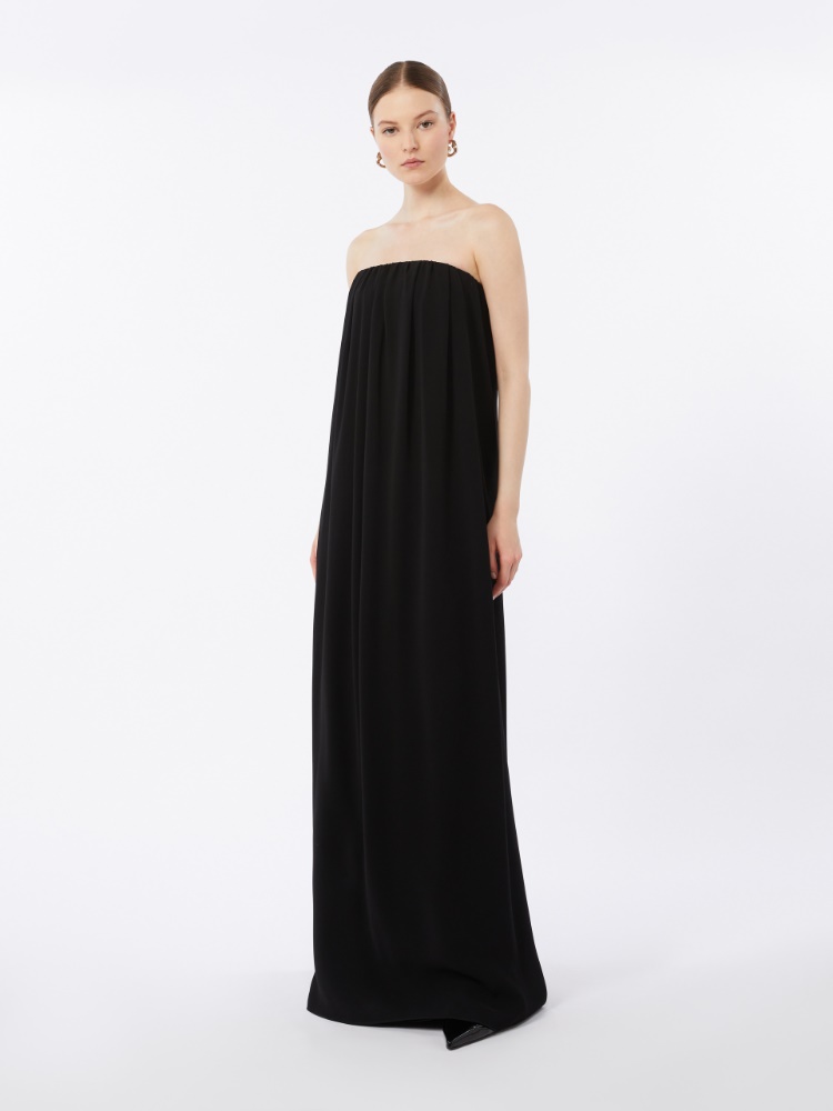 Bustierkleid aus Cady - SCHWARZ - Max Mara
