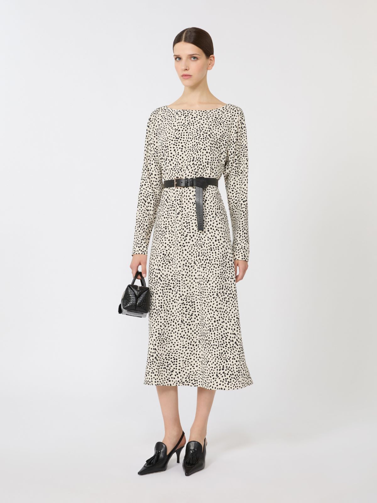 [ピローゲ] キャディ プリント ドレス - BEIGE - Max Mara - 5