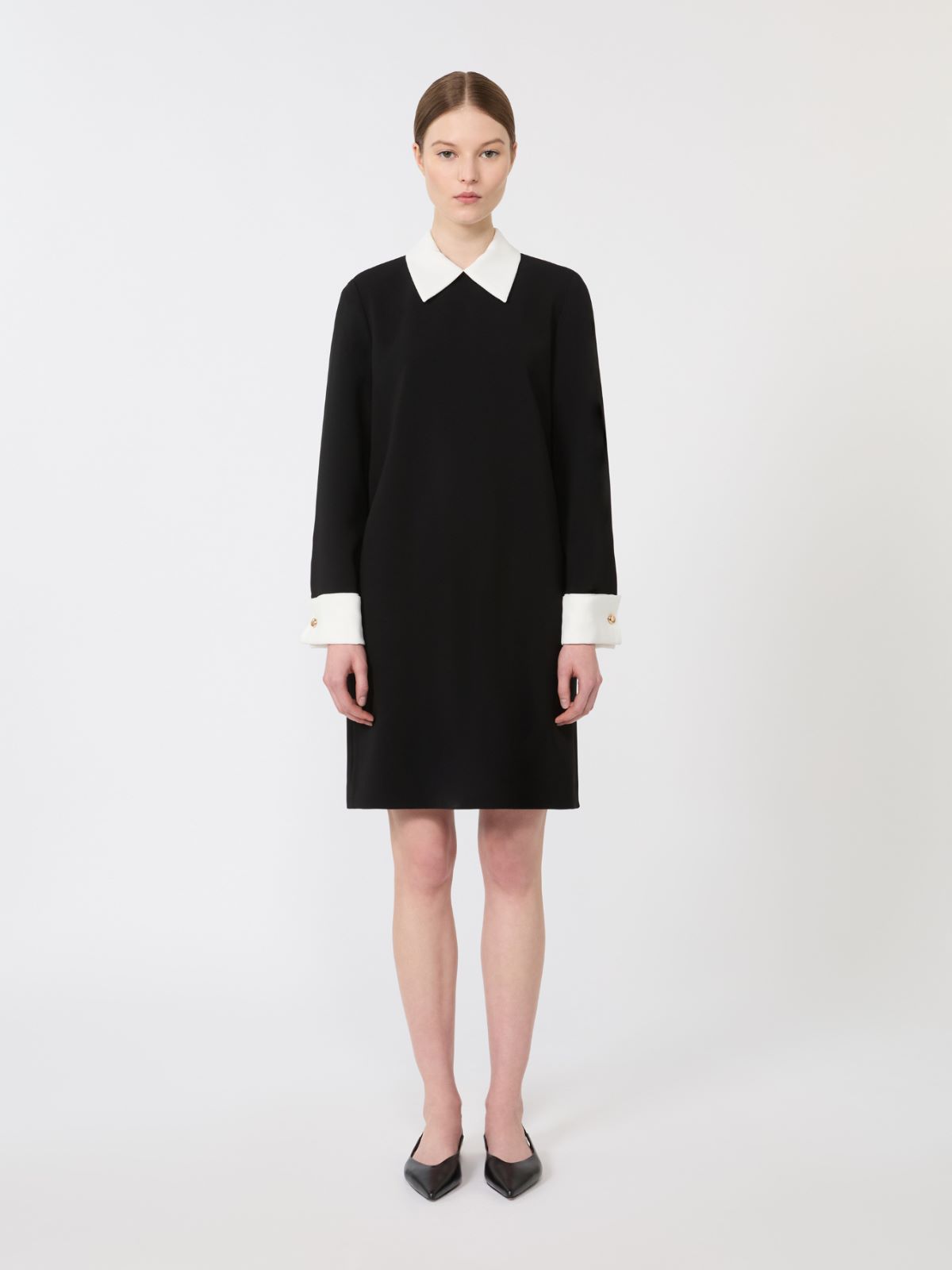 Short cady dress - BLACK - Max Mara - 5
