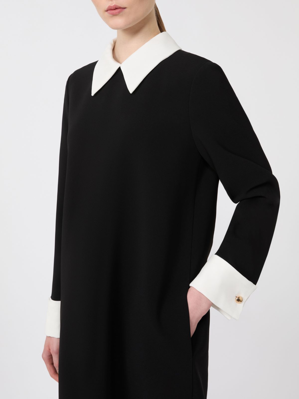 Short cady dress - BLACK - Max Mara - 5
