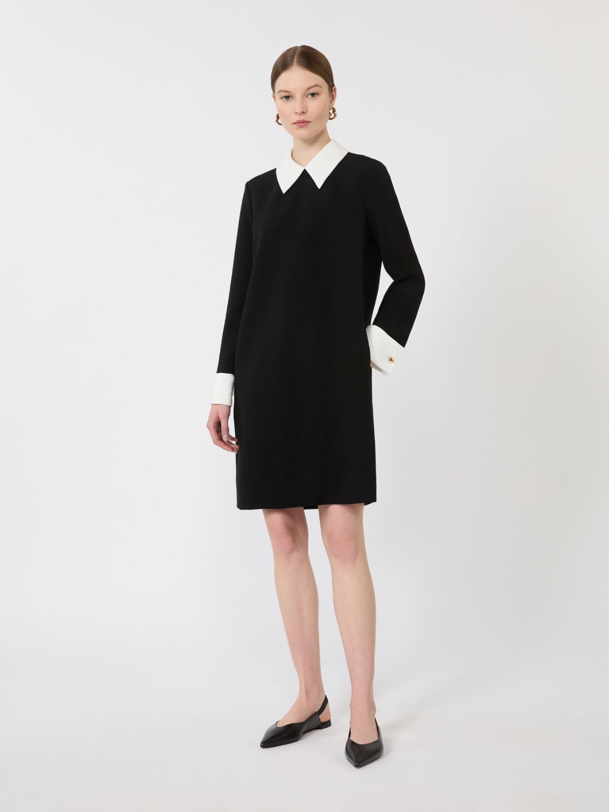 Short cady dress - BLACK - Max Mara - 5