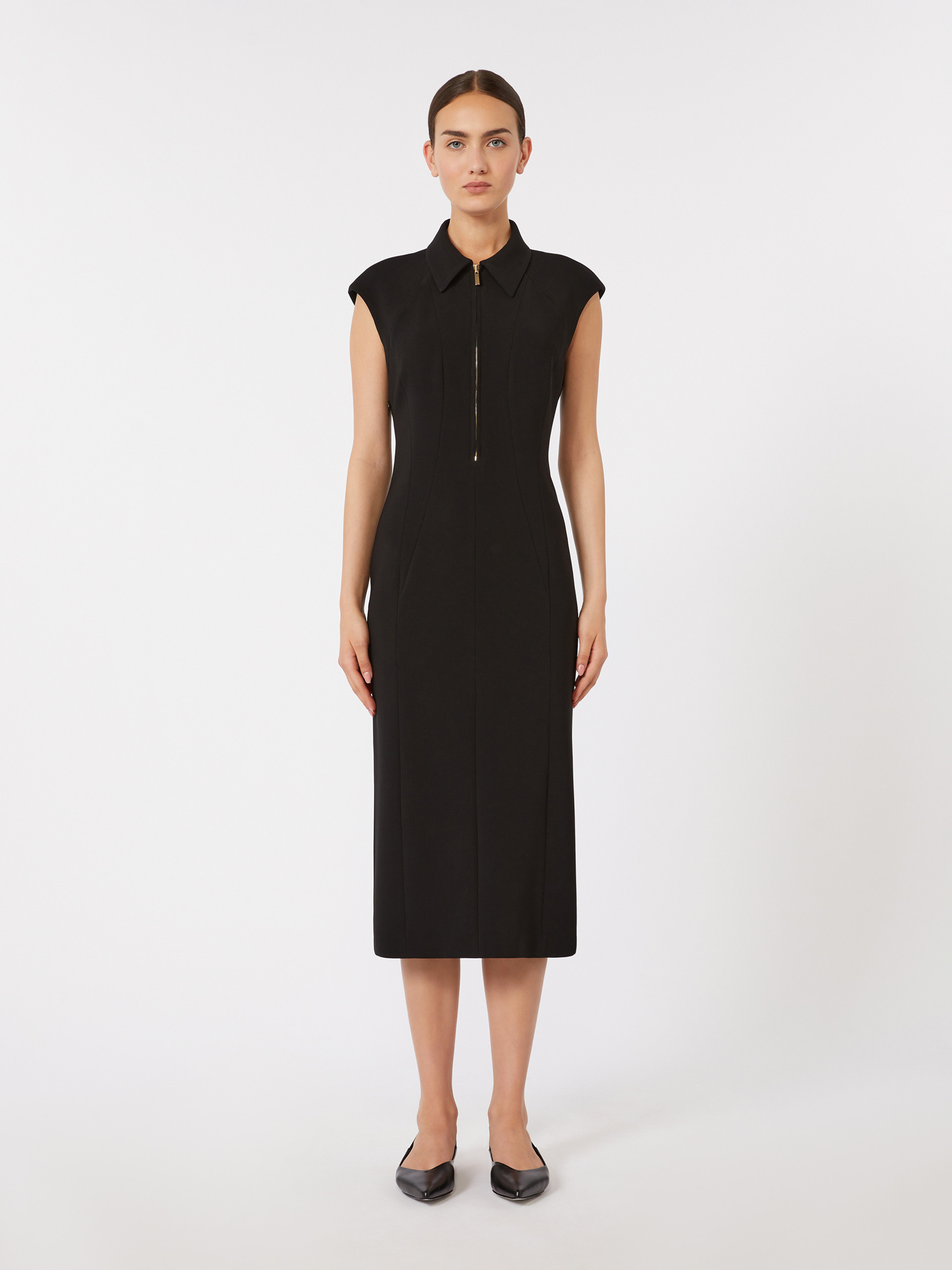 Abito midi in cady - NERO - Max Mara - 2