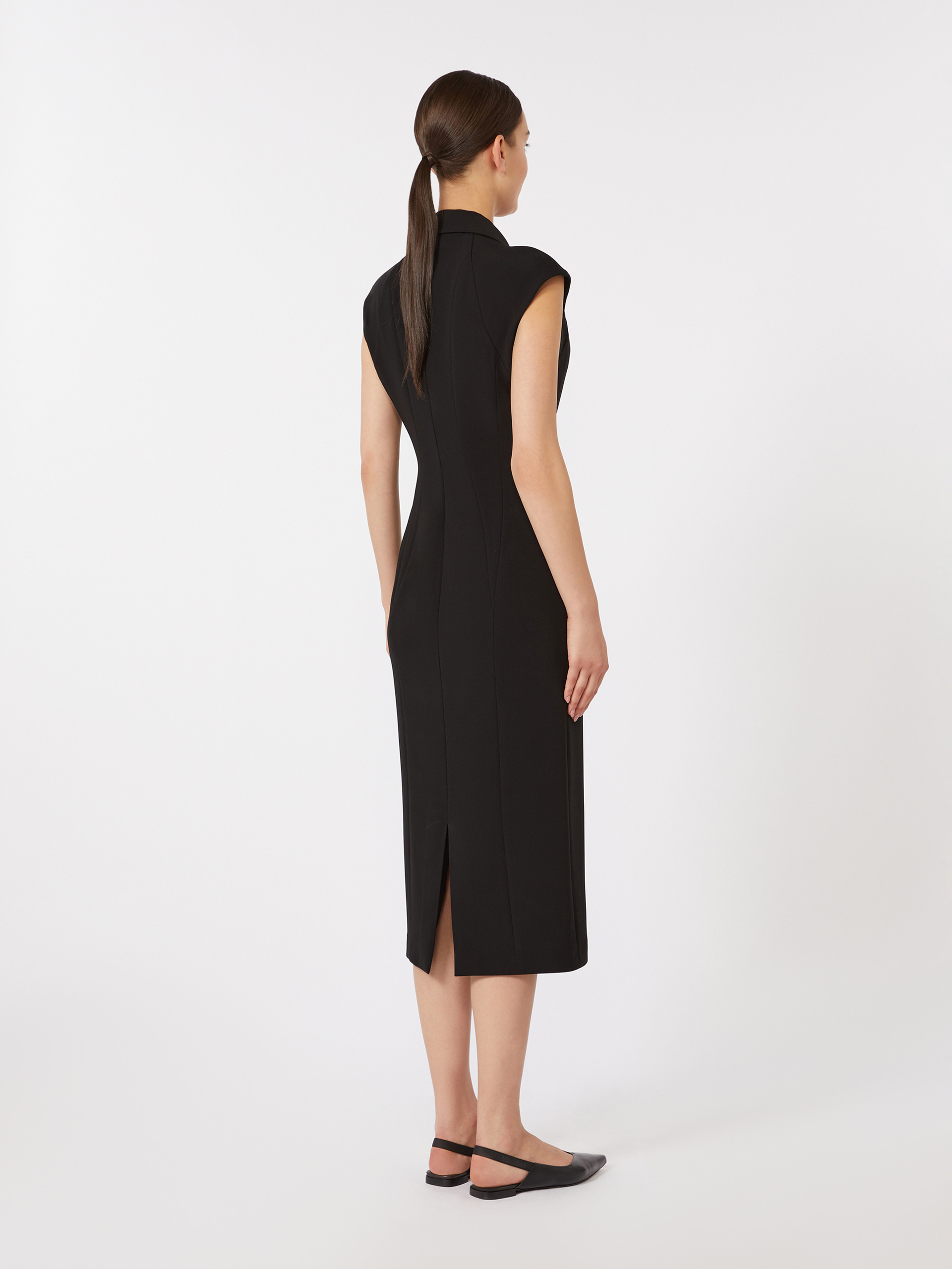 Abito midi in cady - NERO - Max Mara - 3