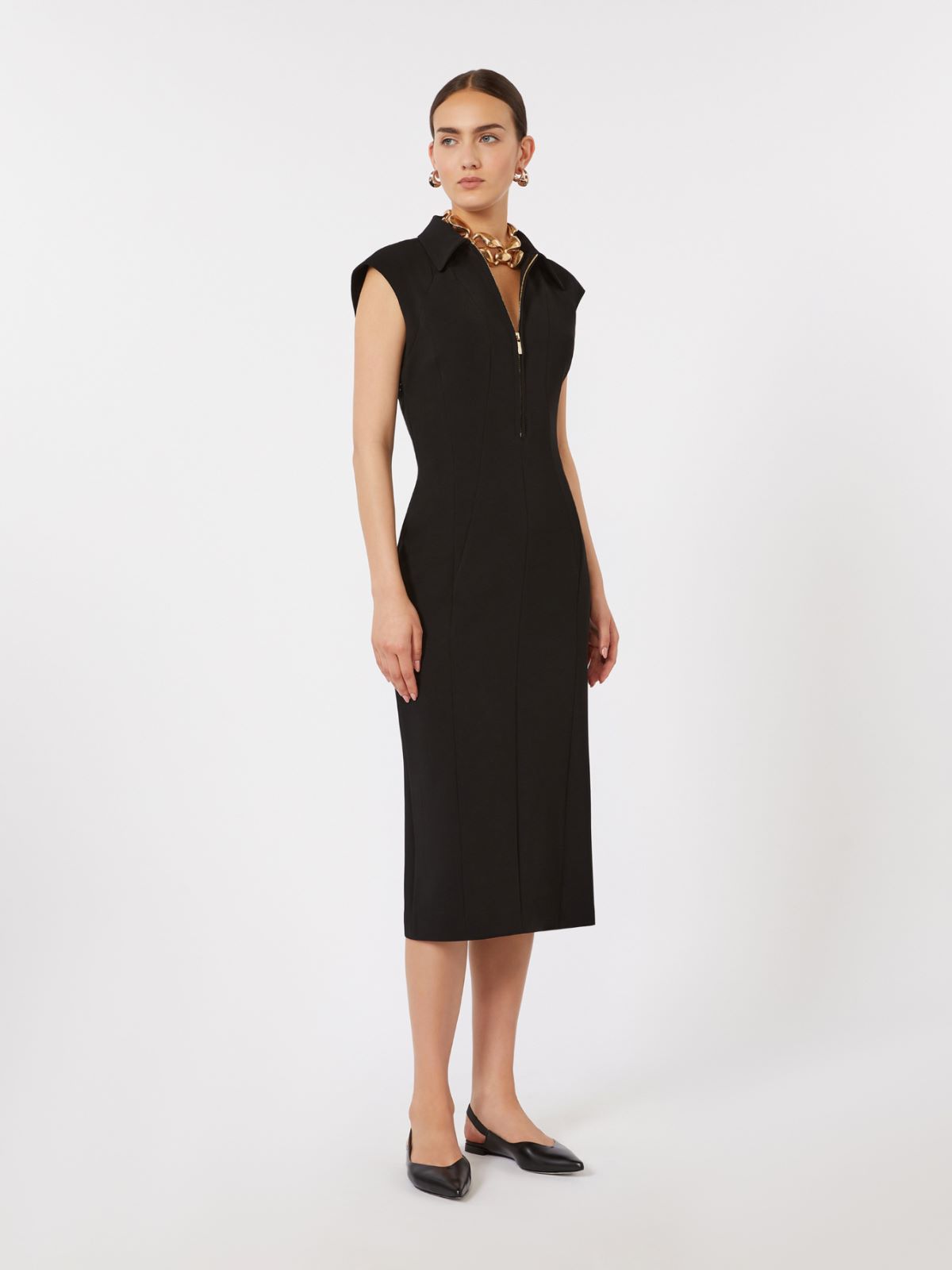 Cady midi dress - BLACK - Max Mara - 5