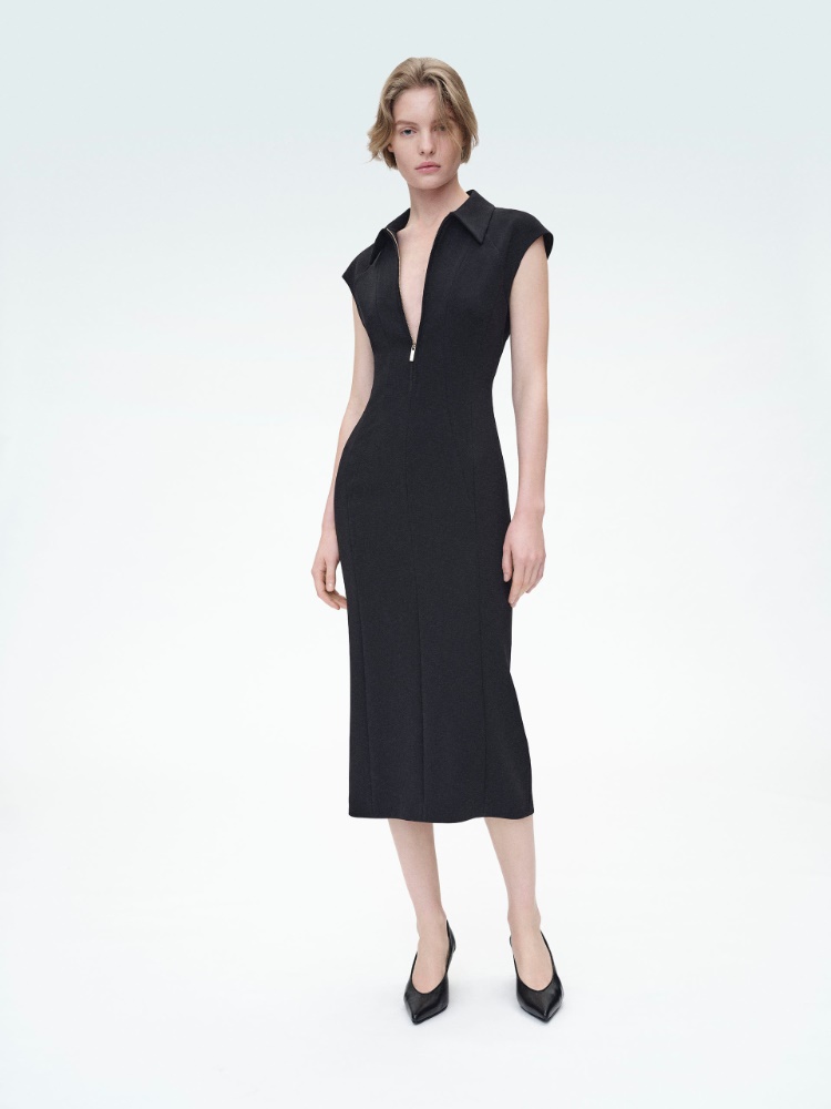 Cady midi dress + BLACK - Max Mara