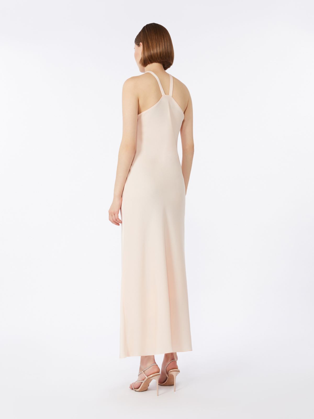 Lightweight satin dress - BEIGE PINK - Max Mara - 9