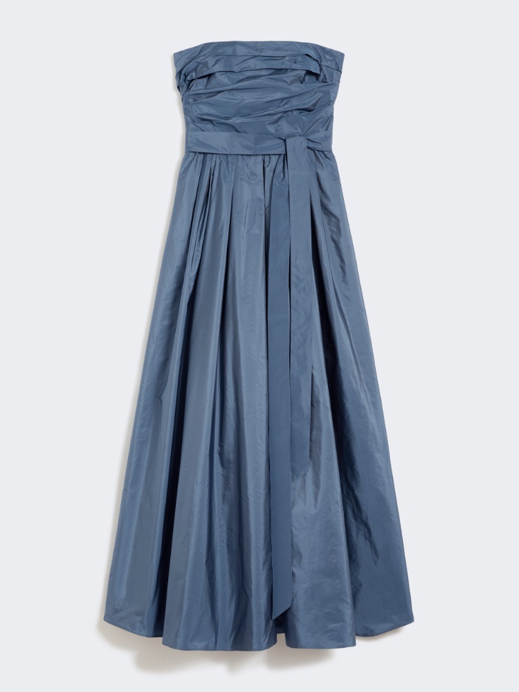 Robe bustier en taffetas - GRIS BLEU - Max Mara