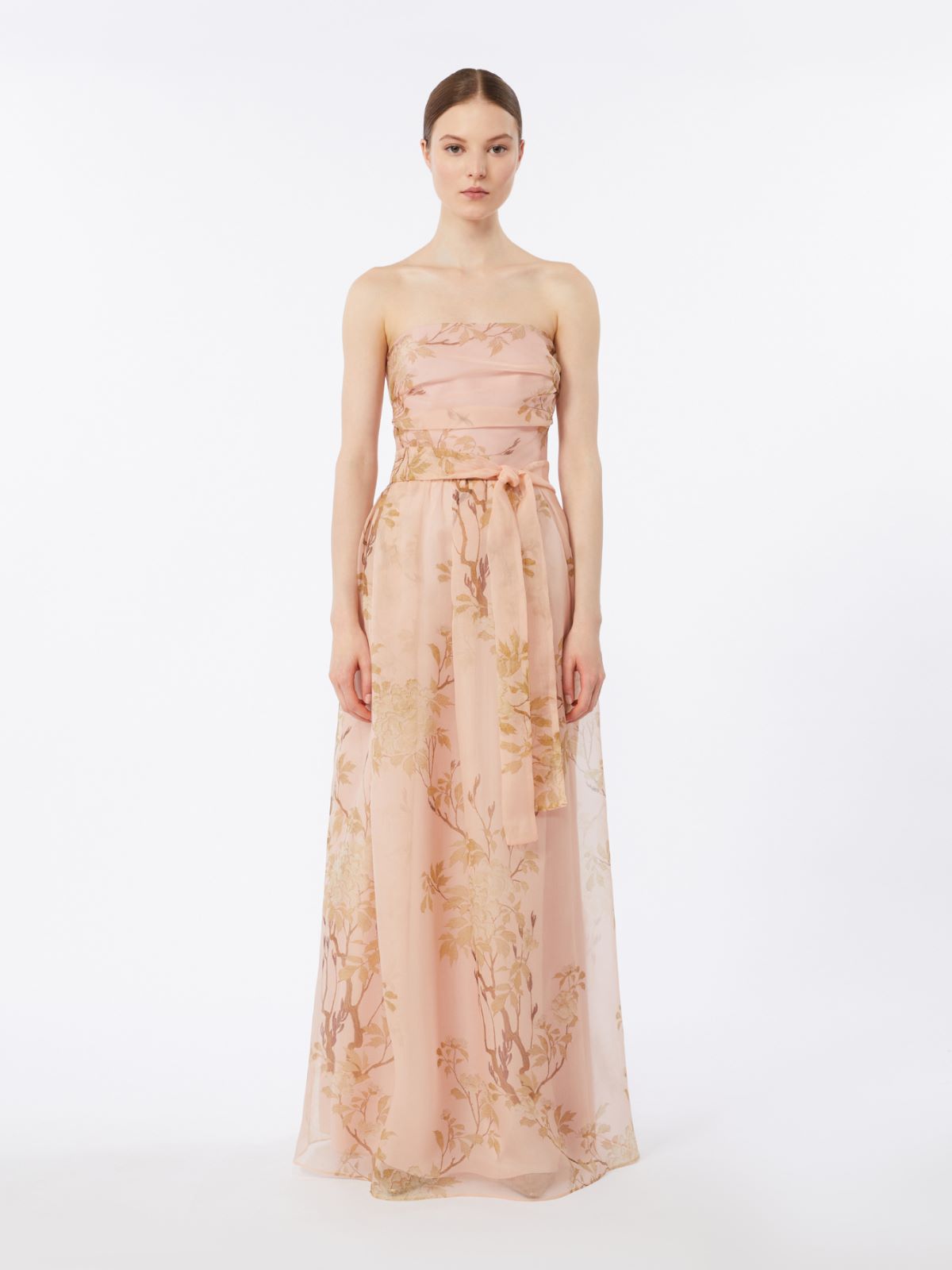 Printed silk organza dress - POWDER - Max Mara - 2