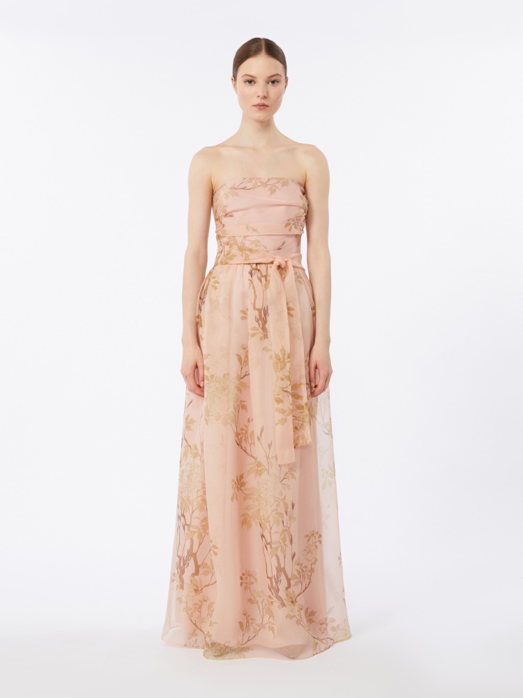 Printed silk organza dress - POWDER - Max Mara - 2