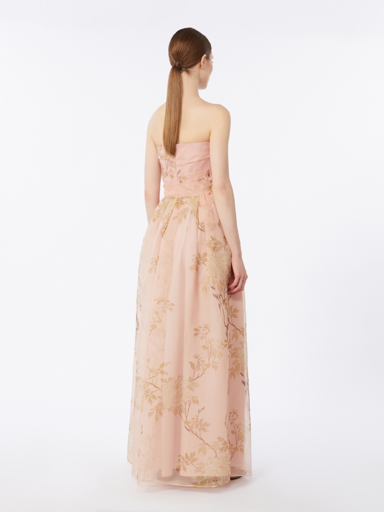 Printed silk organza dress - POWDER - Max Mara - 3