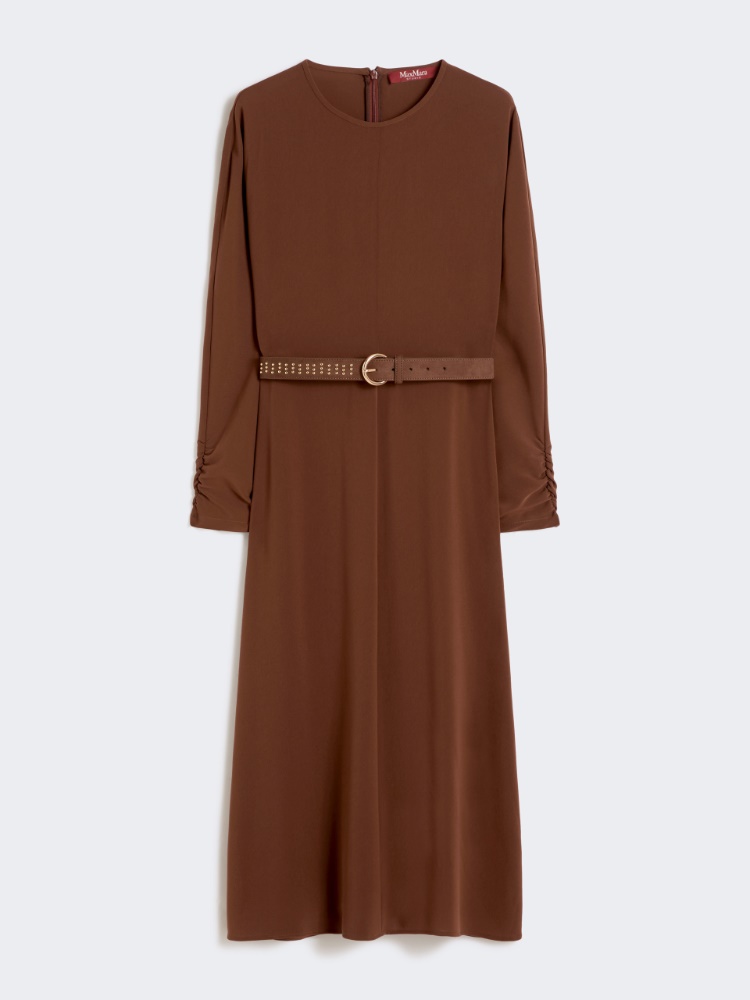 Cady flared dress - CHOCOLATE - Max Mara