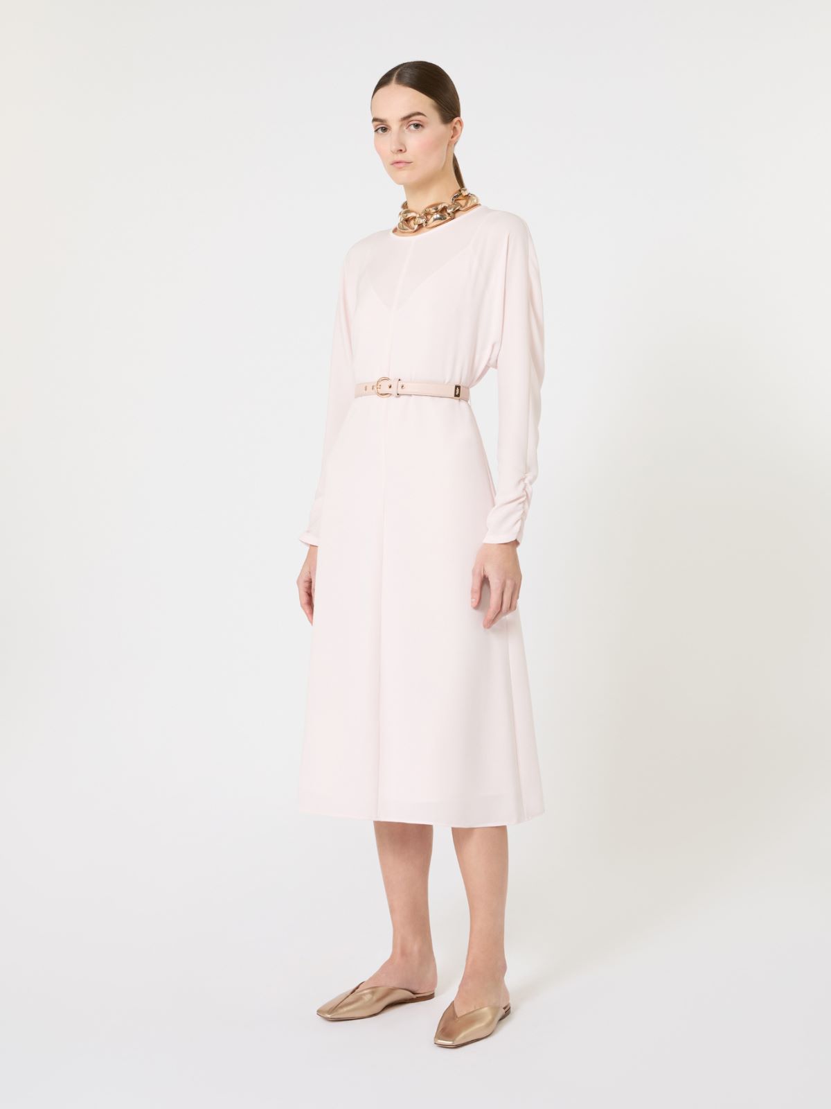 Cady flared dress - PINK - Max Mara - 5