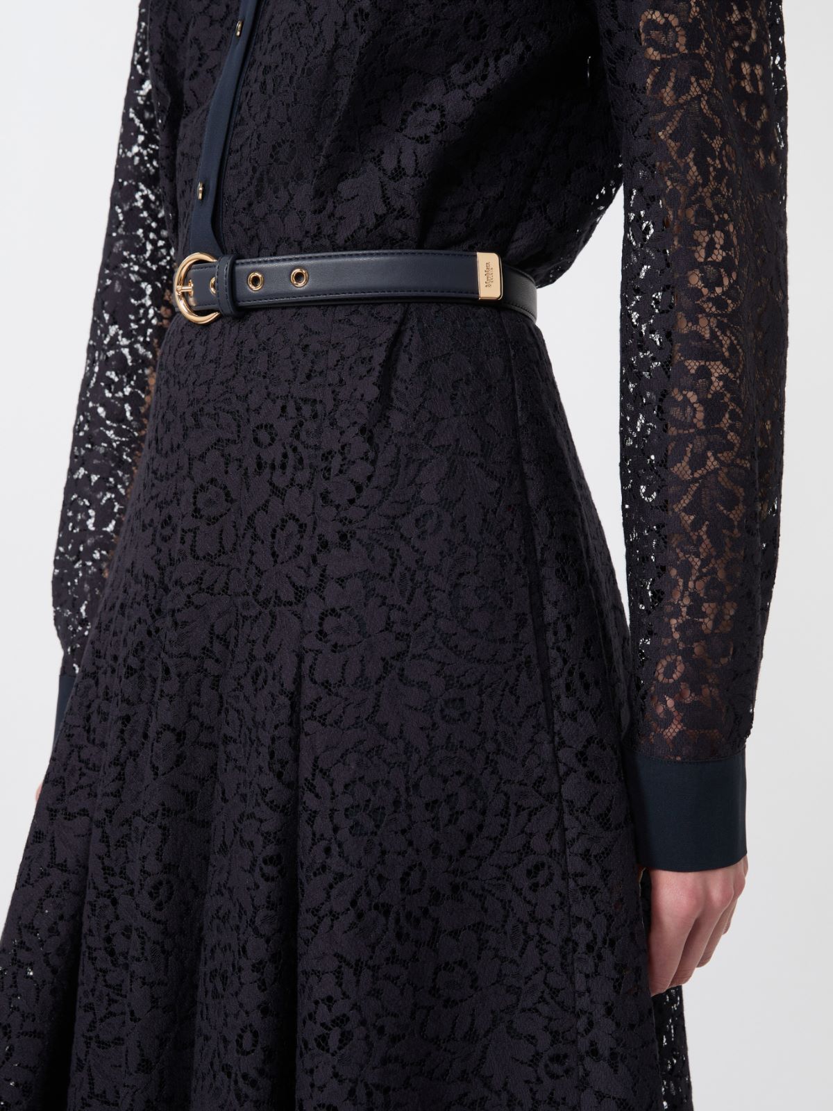 Lace shirt dress - NAVY - Max Mara - 6